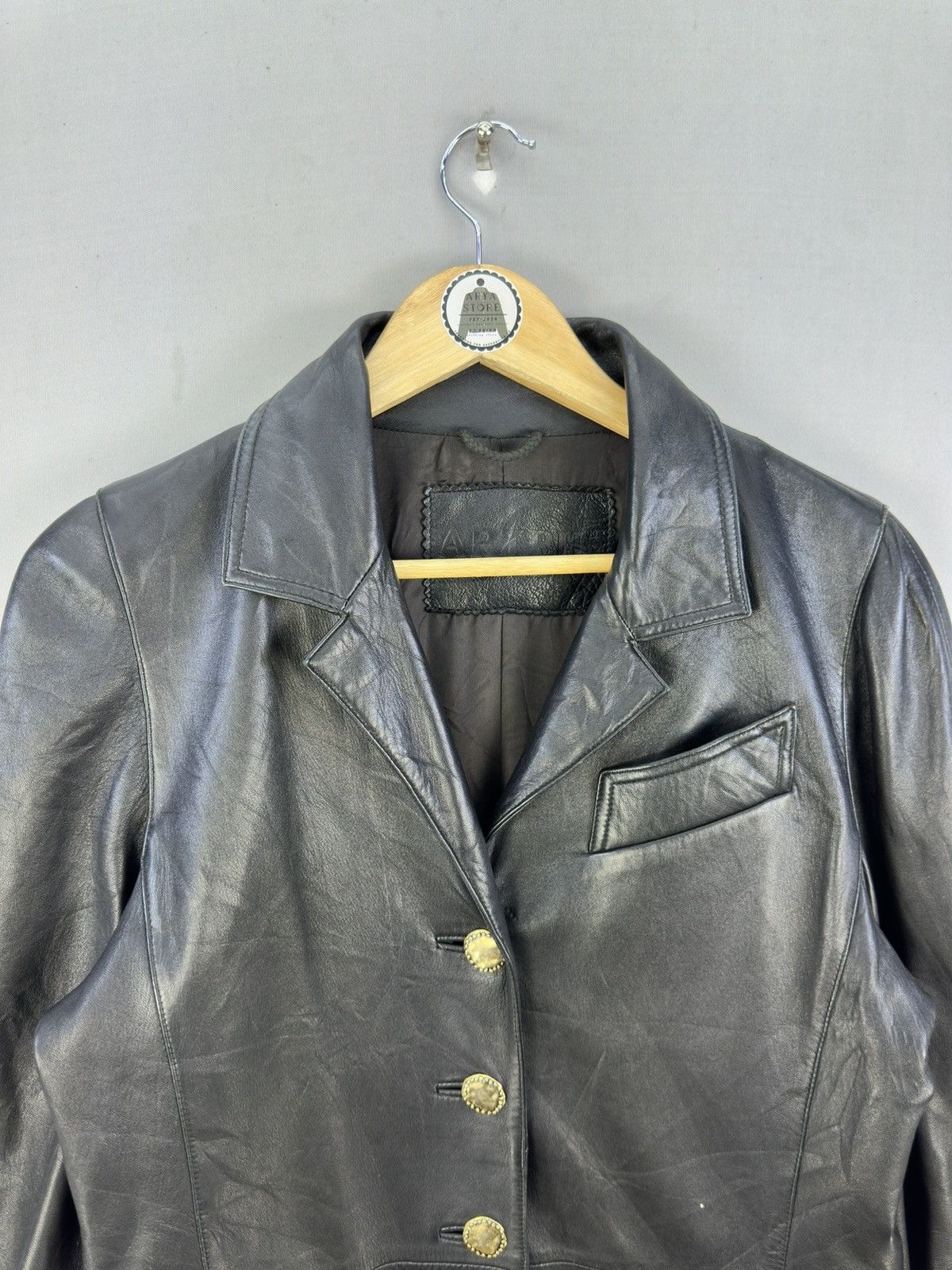 Japanese Brand Artpil Long Leather Jacket Size M / US 6-8 / IT 42-44 - 7 Thumbnail