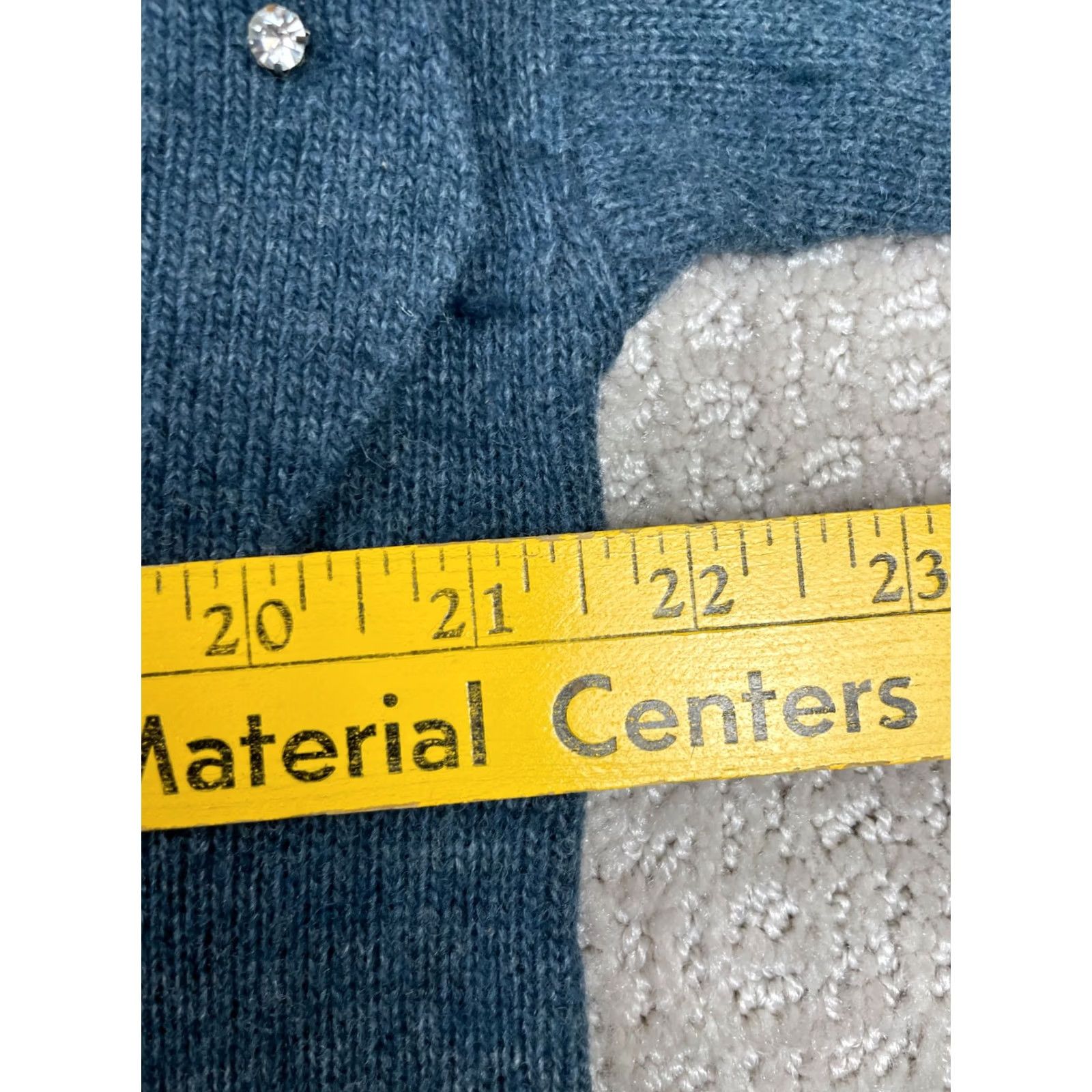 Vintage VINTAGE Apart Sweater Womens Large Blue Open Front Caped Wool Angora Rabbit Hair Pullover Winter Fall Womens Size L / US 10 / IT 46 - 3 Thumbnail