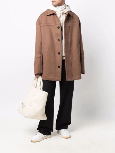 image of Jacquemus 'le Manteau Montagne' Overcoat in Brown, Men's (Size Medium)