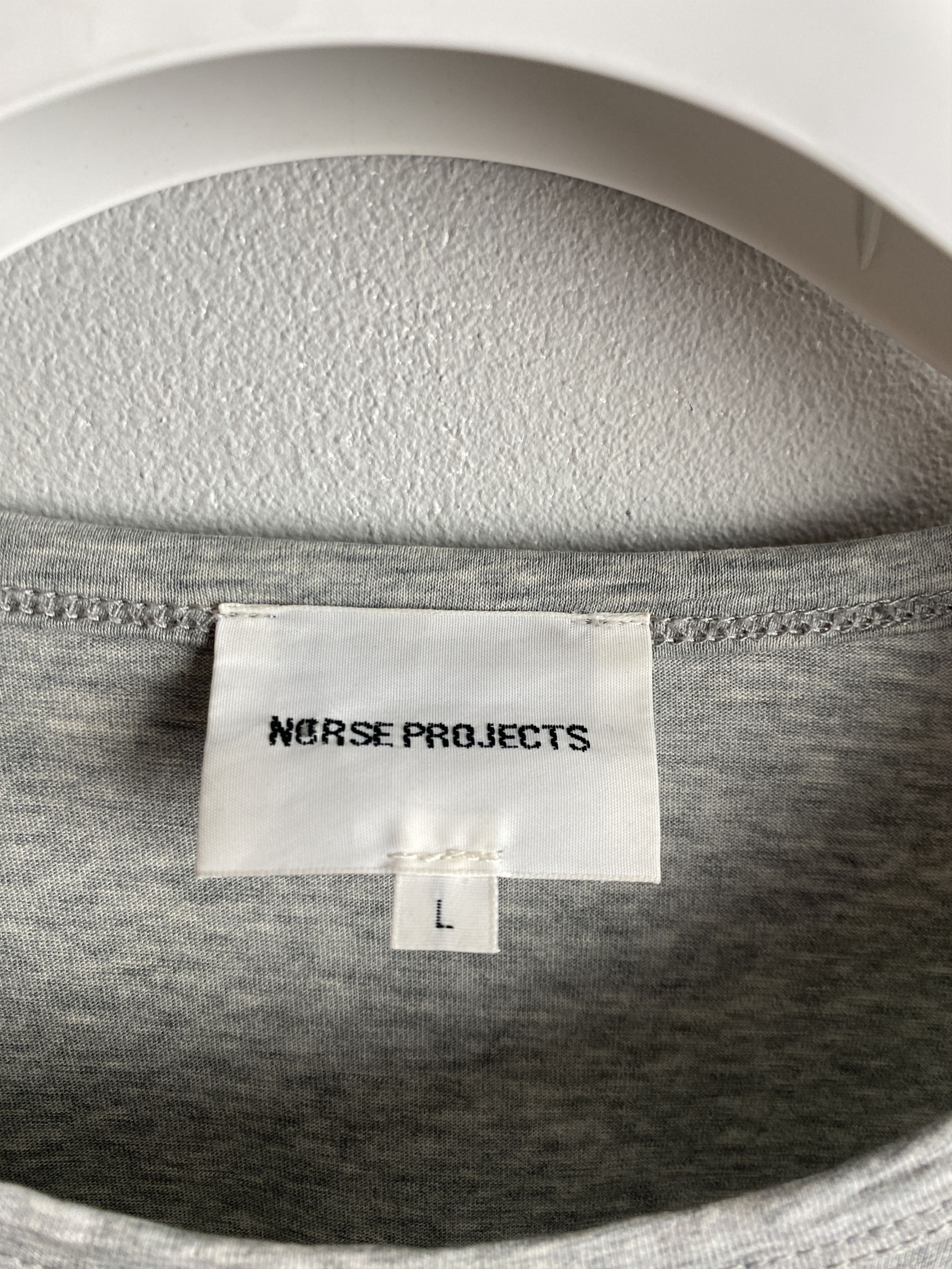 Norse Projects Norse Projects Jesper Mercerized long sleeve t-shirt tee Size L / US 10 / IT 46 - 3 Thumbnail