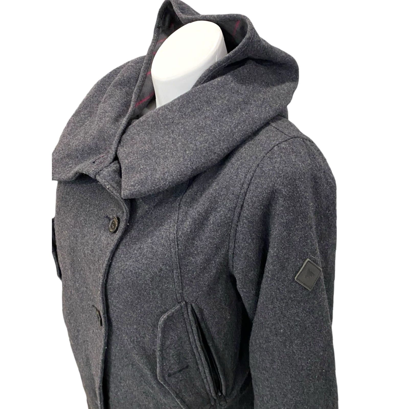 Burton Burton DryRide Women WB Stevie Jacket Wool Grey Hood Classic Size Large Size L / US 10 / IT 46 - 2 Thumbnail