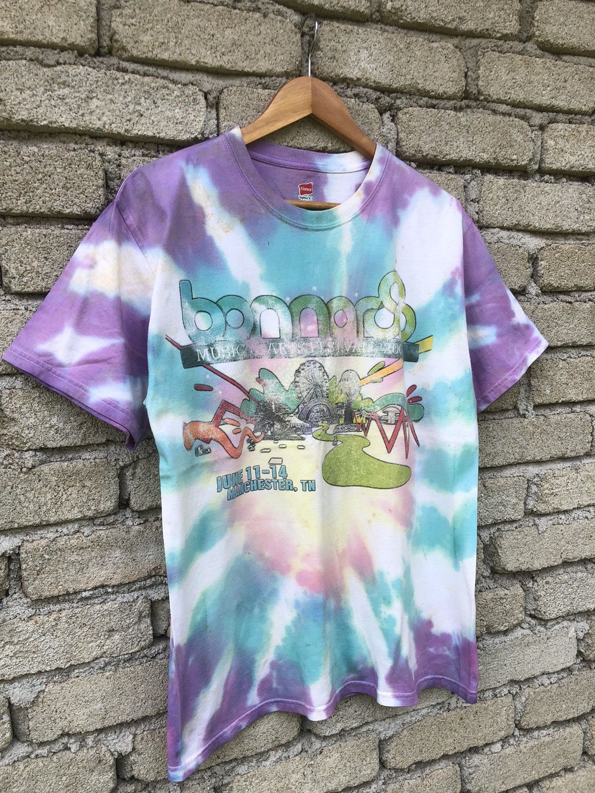 Band Tees Vintage Y2K Music Festival Bonnaroo Nine Inch Nails Tye Dye Size US M / EU 48-50 / 2 - 2 Thumbnail