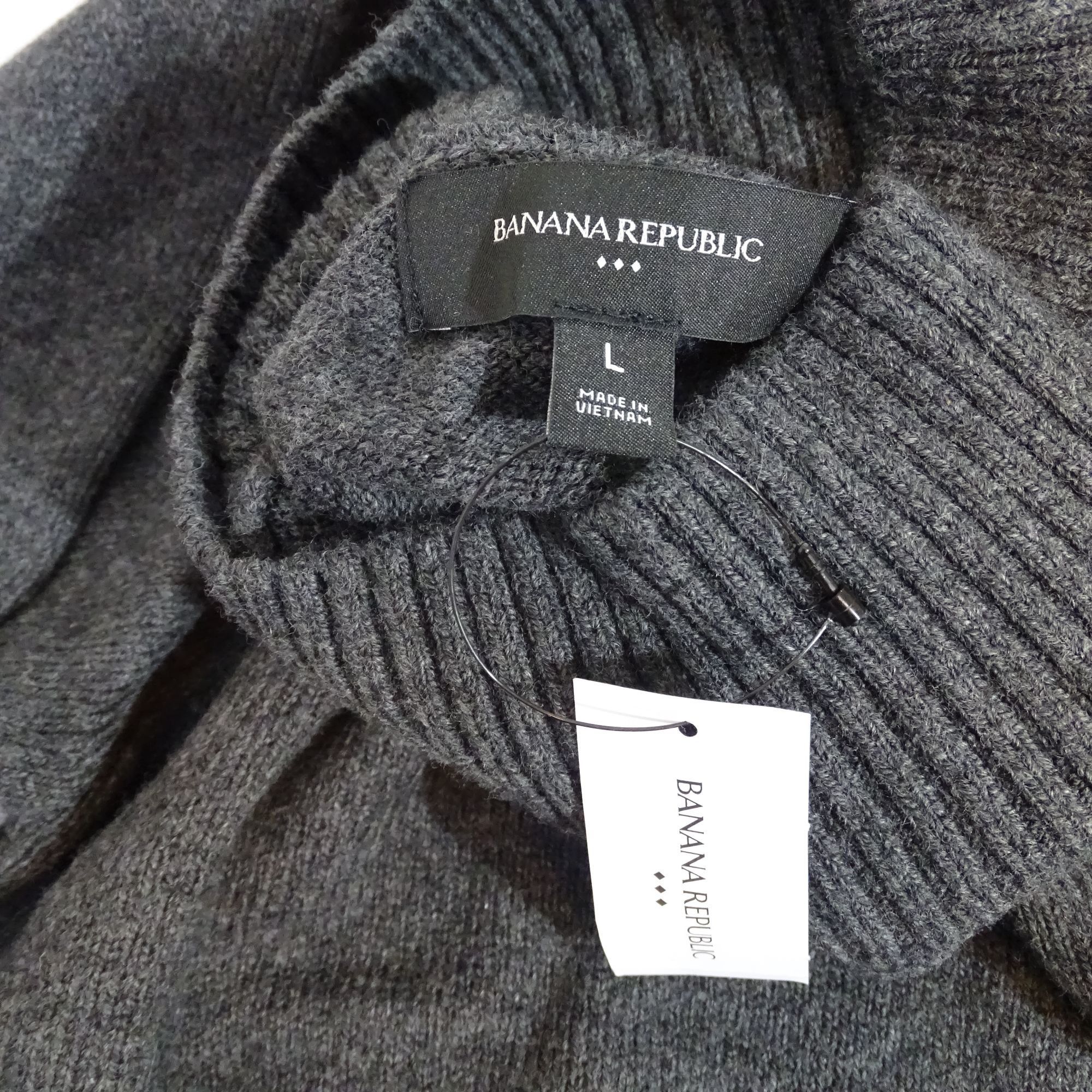 Banana Republic Banana Republic Perfectly Soft Turtleneck Sweater Gray Large Size L / US 10 / IT 46 - 7 Thumbnail