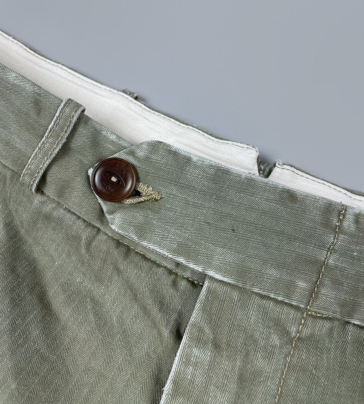 Scarti-Lab SCARTI-LAB Army Herringbone Military Japanese Pants Size 38 Size US 38 / EU 54 - 9 Thumbnail