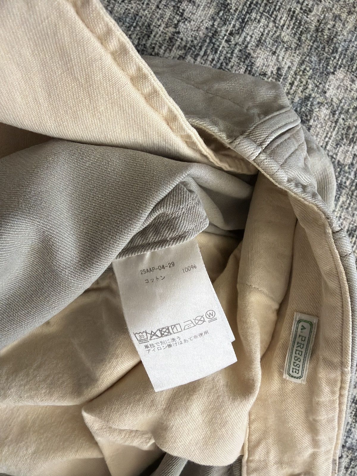 A.PRESSE A.Presse Vintage Chino Trousers Size US 31 - 12 Thumbnail
