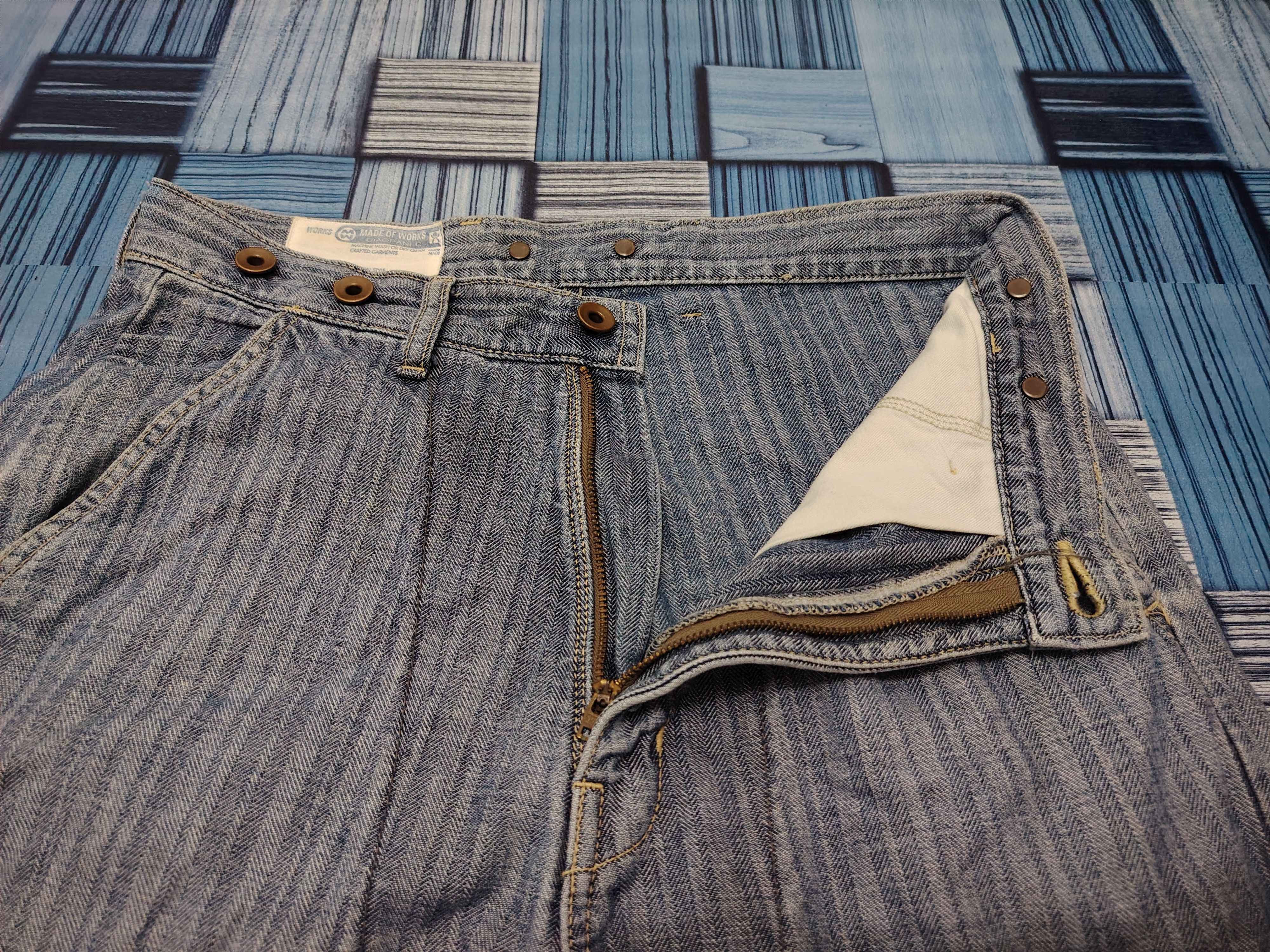 Japanese Brand Japanese Made Of Works Ciaopani-c Distressed Worker pants Size US 30 / EU 46 - 14 Thumbnail