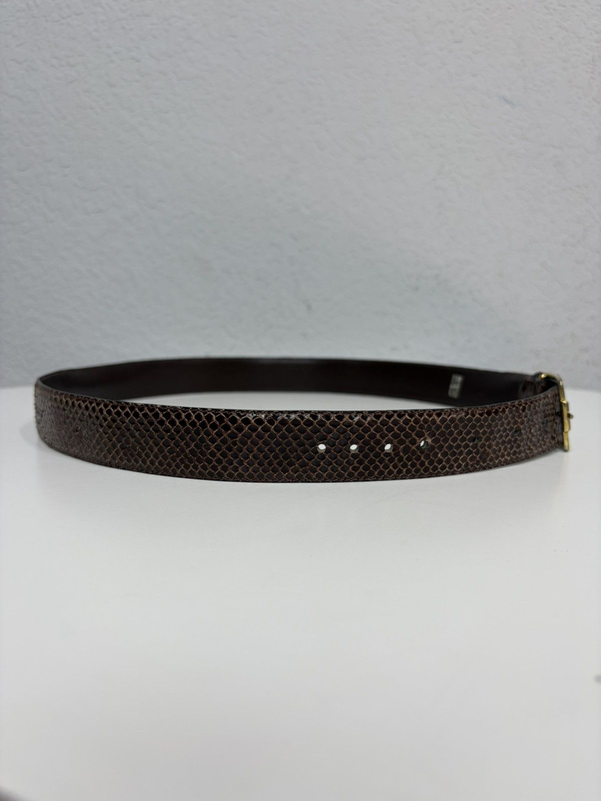 Hysteric Glamour Gothic Leather Belt with Sculpted Metal Panels LGB Vibe Size 32 - 13 Thumbnail