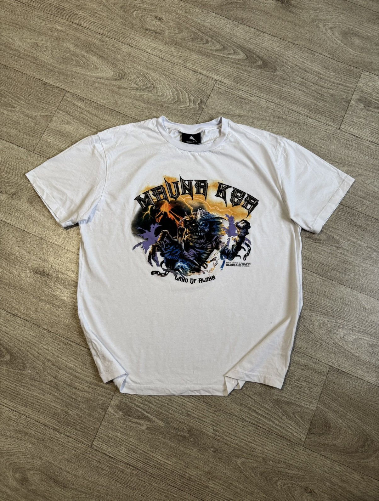 Band Tees 🔷Mauna Kea “Land of Aloha” (Italy) - Rock Graphic T-shirt🔷 Size US L / EU 52-54 / 3 - 1 Thumbnail