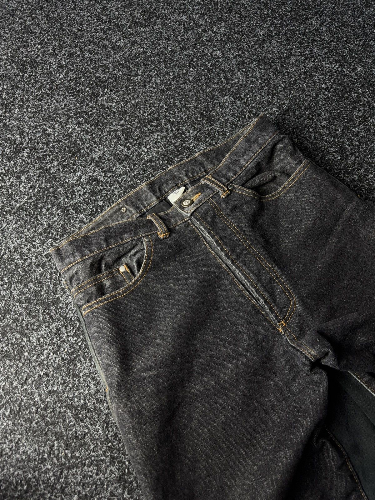 Cowboy Equipment Western Cowgirl 90s USA Retro Denim / Leather pants Y2K Size 30" / US 8 / IT 44 - 4 Thumbnail