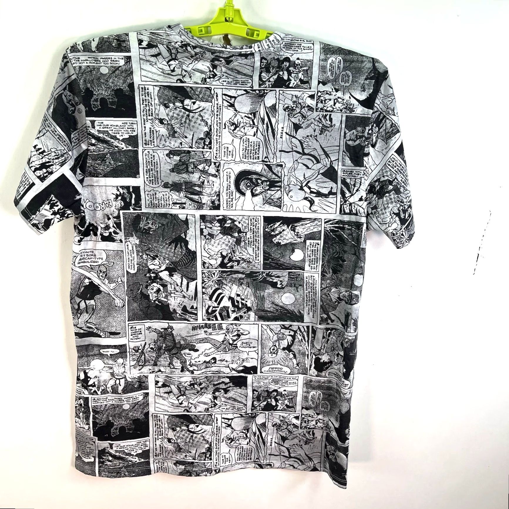 Vintage VINTAGE HYPE Men's T-Shirt Large White Comic Strip Atom Graphic Short Sleeve Crew Neck Cotton Size US L / EU 52-54 / 3 - 6 Thumbnail