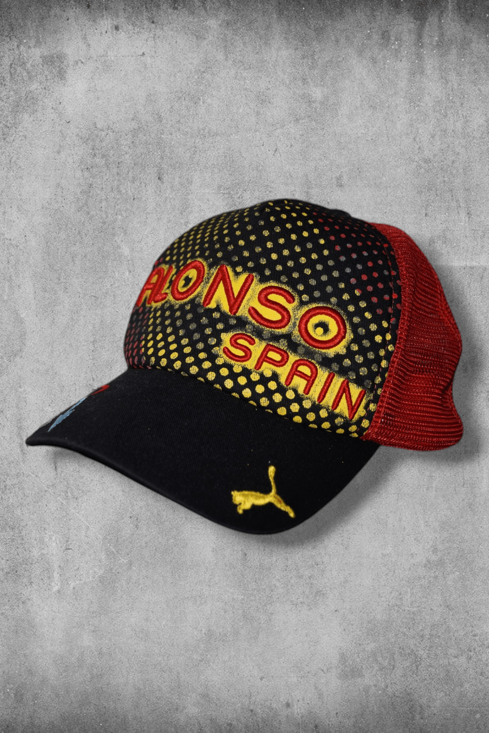 Casquette Ferrari Fernando Alonso Brodée - Supporter F1