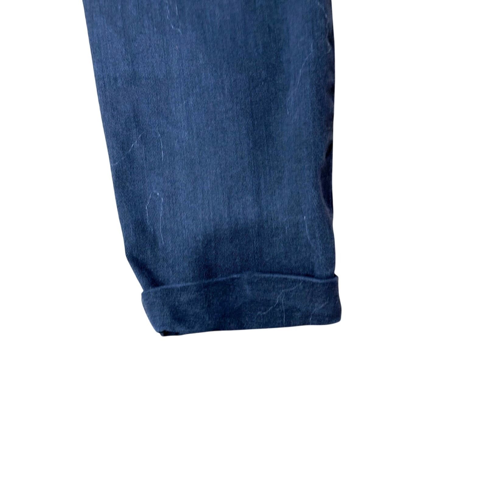 Hudson Hudson Harkin Super Skinny Crop Jean Cuff Black Knight 29 Size 29" - 8 Thumbnail
