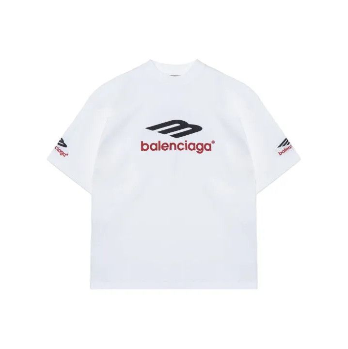 Balenciaga Balenciaga 3B Sports Icon Embroidered T-shirt Size US M / EU 48-50 / 2 - 1 Thumbnail