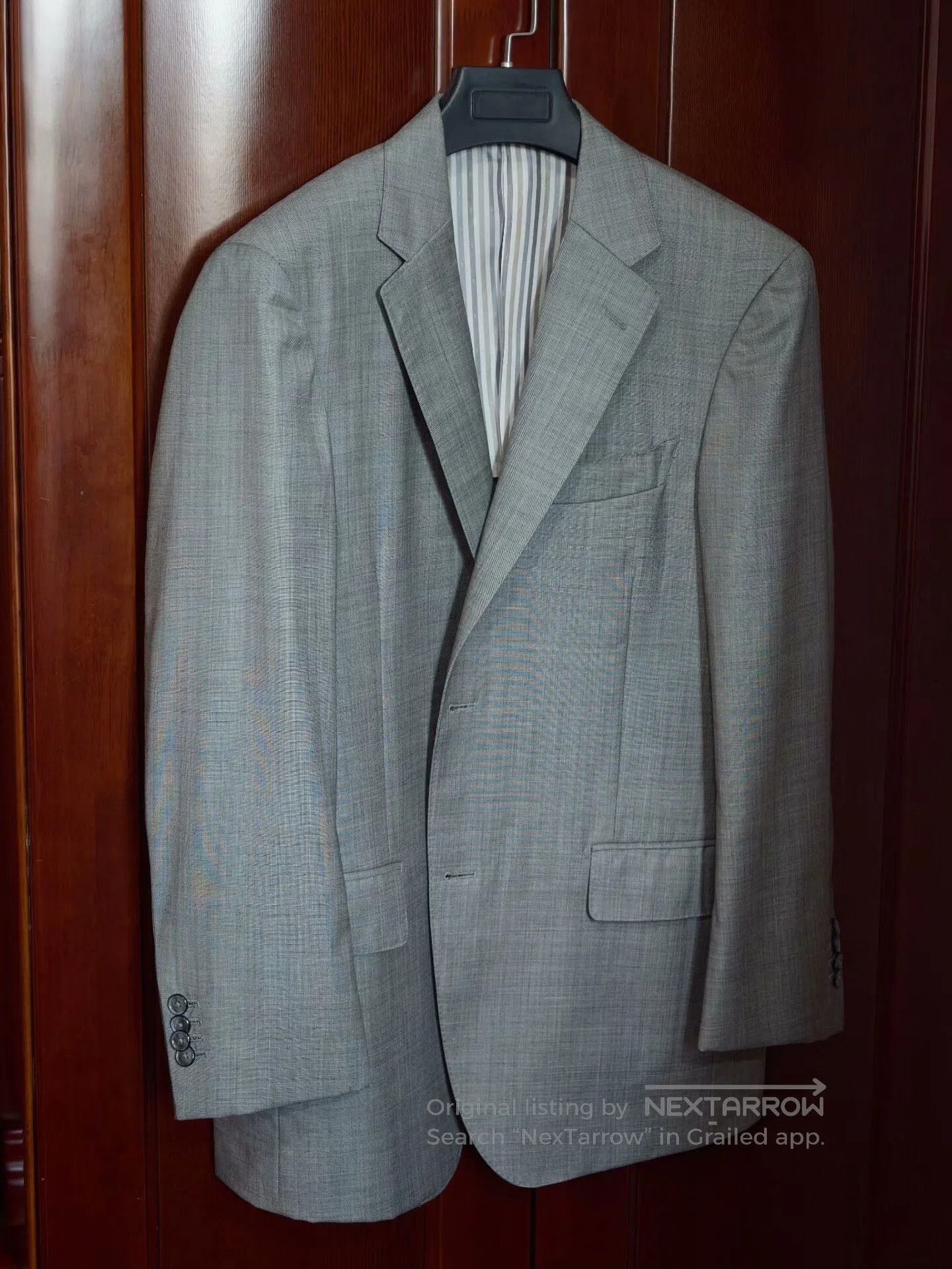 Japanese Brand Steven Hitchcock Custom Suit in Gray. Size US M / EU 48-50 / 2 - 1 Thumbnail