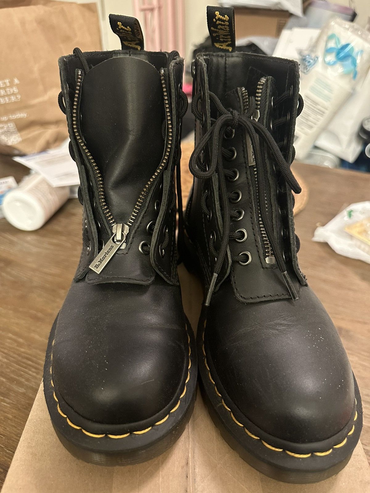 Dr. Martens SINCLAIR MILLED NAPPA LEATHER Size US 7 / IT 37 - 1 Thumbnail