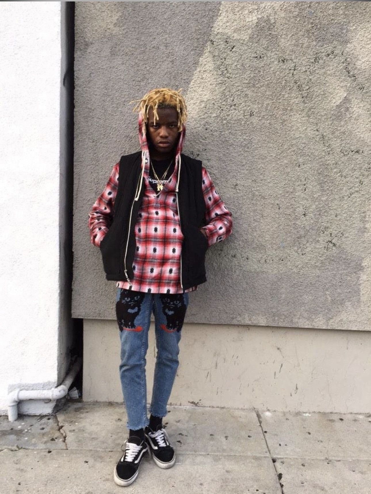 Supreme F/W 14 Shadow Plaid Flannel Size US S / EU 44-46 / 1 - 7 Thumbnail