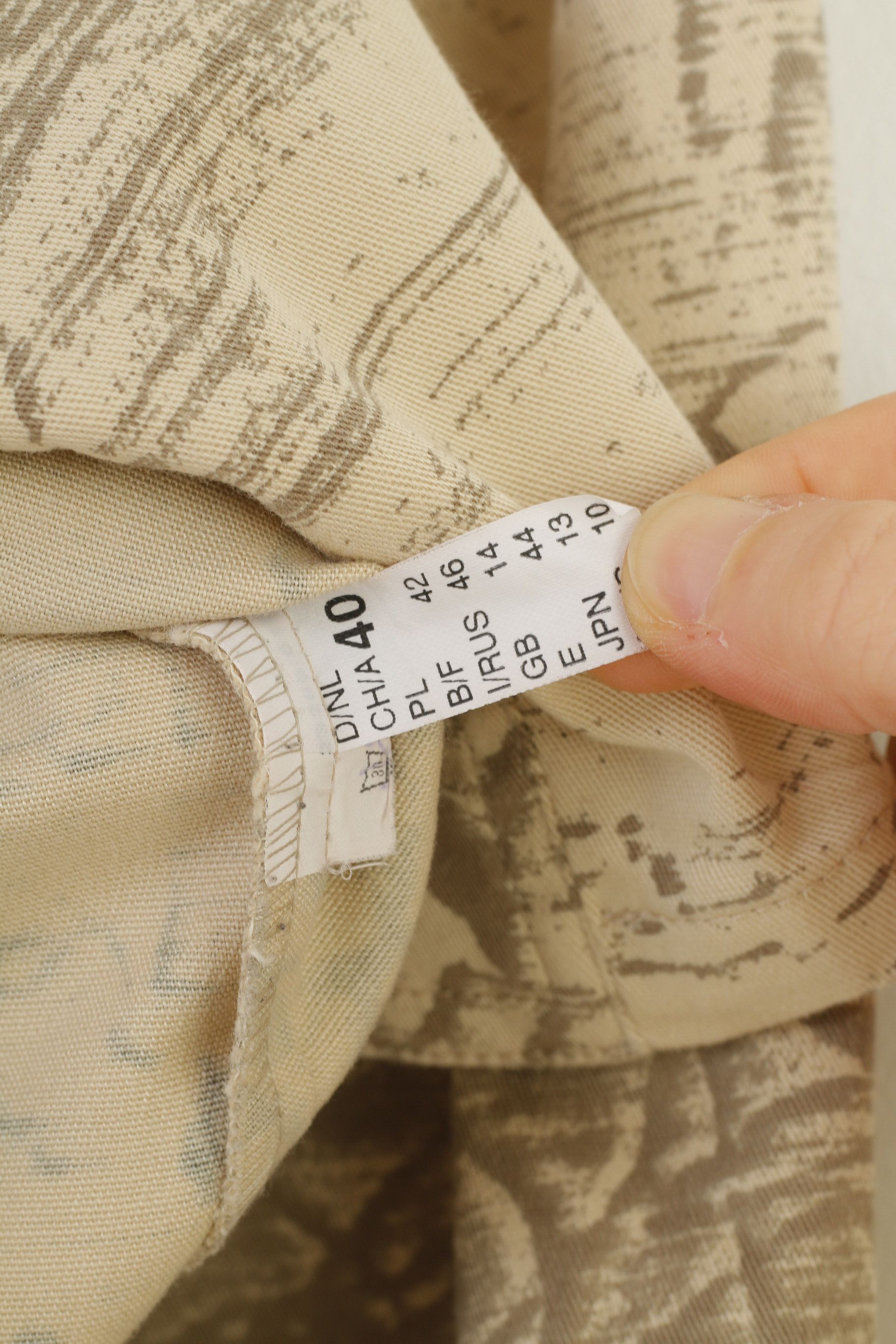 Gerry Weber Gerry Weber Women 14 40 L Blazer Beige Cotton Western 11090 Size XL / US 12-14 / IT 48-50 - 7 Thumbnail