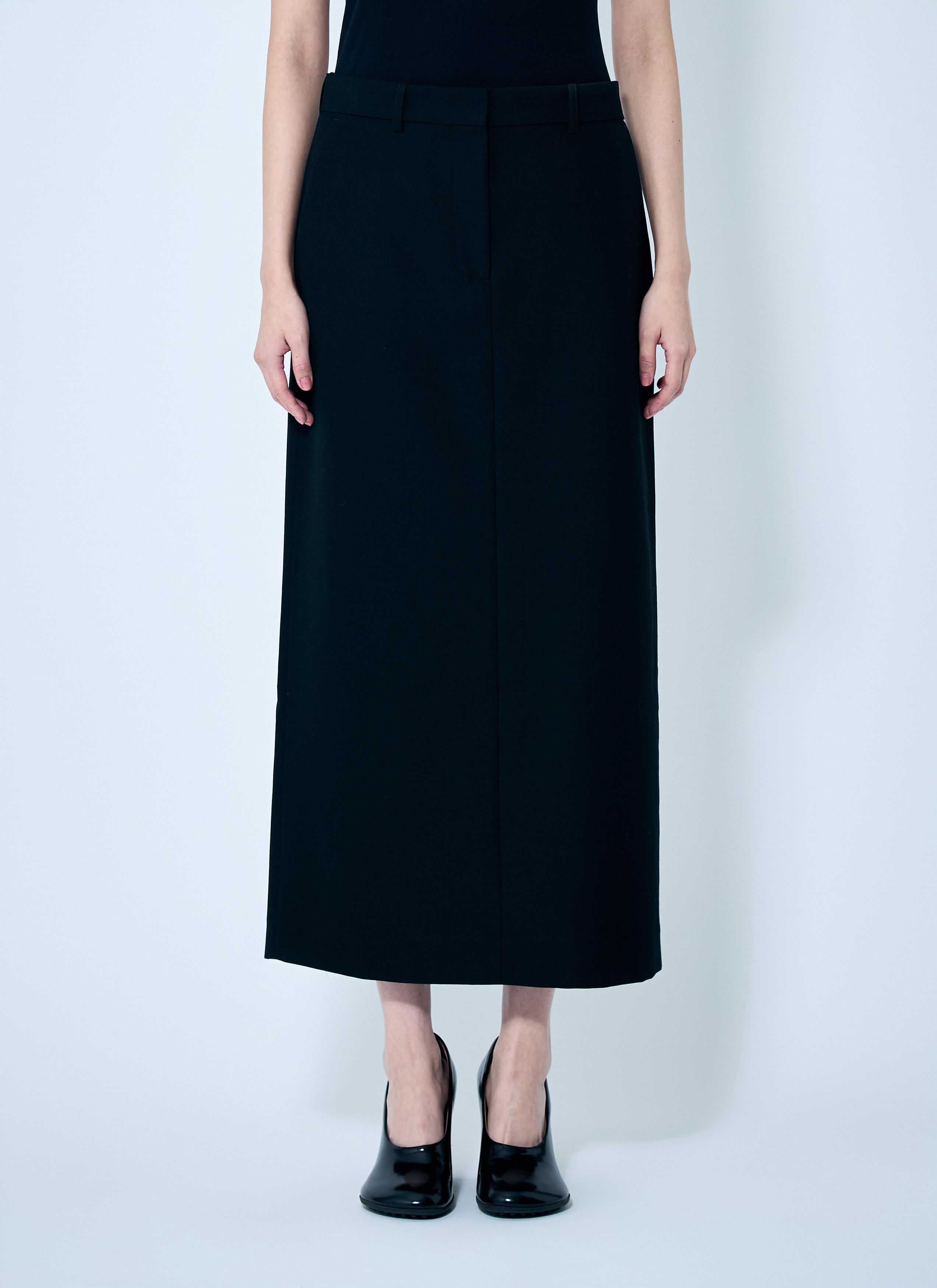 Low-Waist Straight Skirt