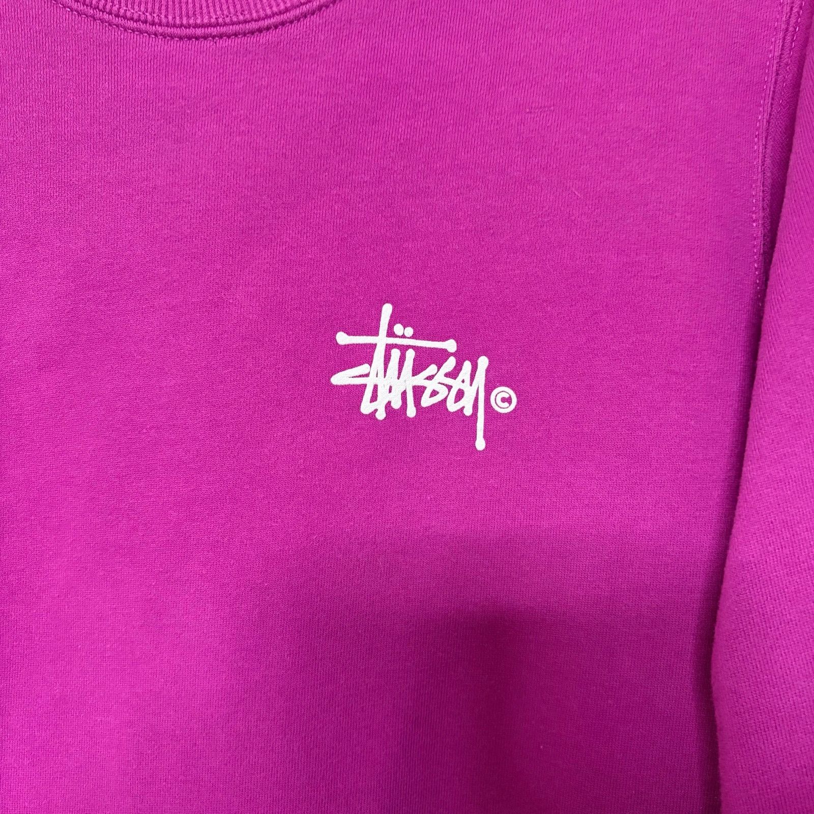 Stussy Stussy Crewneck Sweatshirt Mens Medium Pink Crewneck Y2K Size US M / EU 48-50 / 2 - 4 Thumbnail