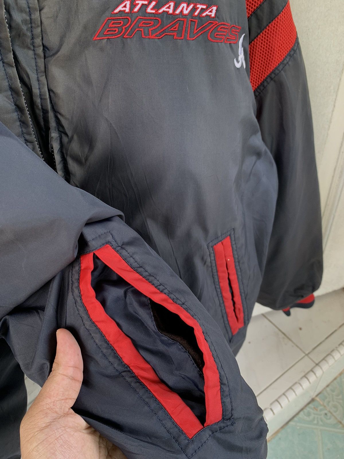 MLB × Vintage Rarely Vintage Atlanta Braves MLB jacket by Mirage Size US XXL / EU 58 / 5 - 9 Thumbnail