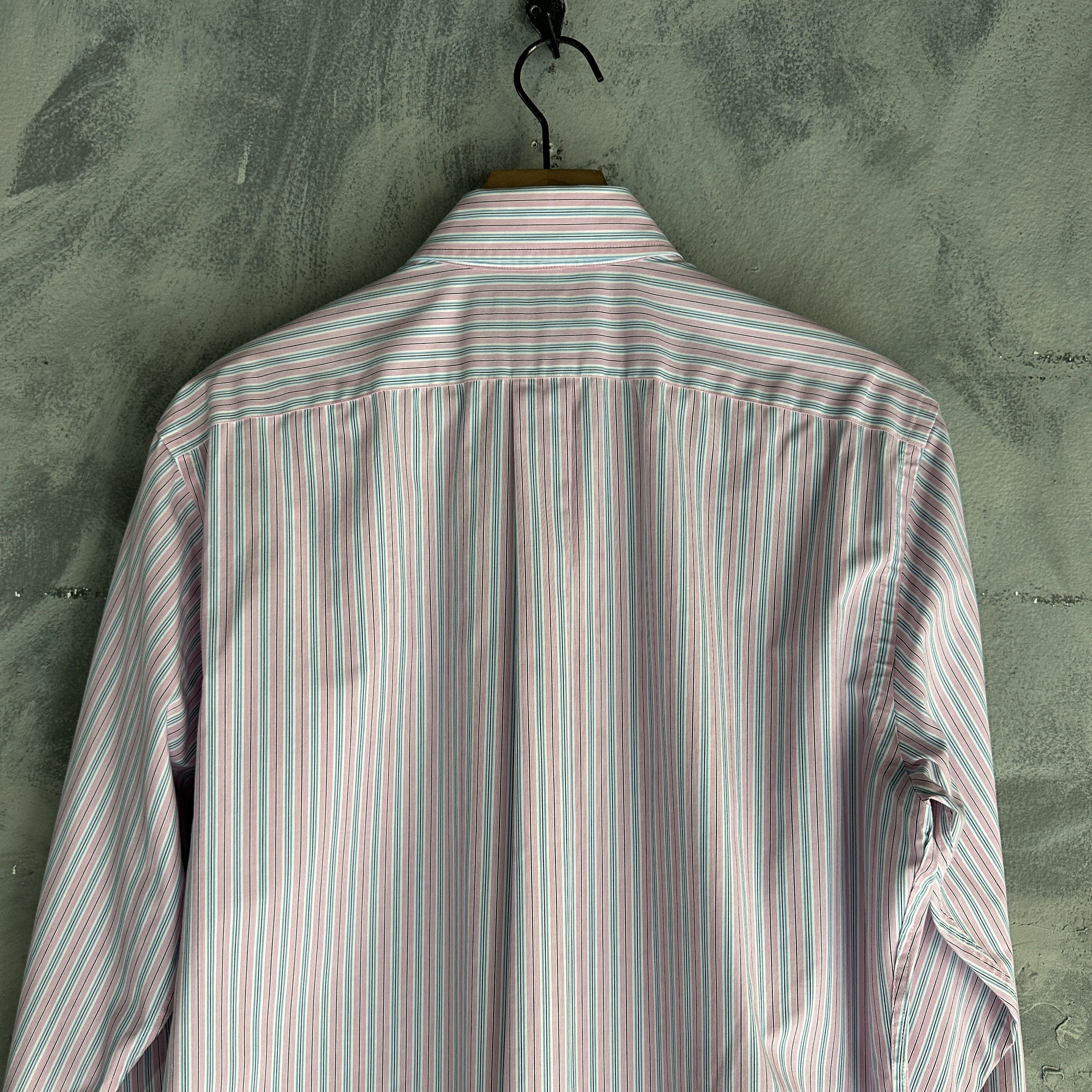 Polo Ralph Lauren Vtg Polo Ralph Lauren Button Down Shirt Mens Vertical Stripe Size US M / EU 48-50 / 2 - 6 Thumbnail
