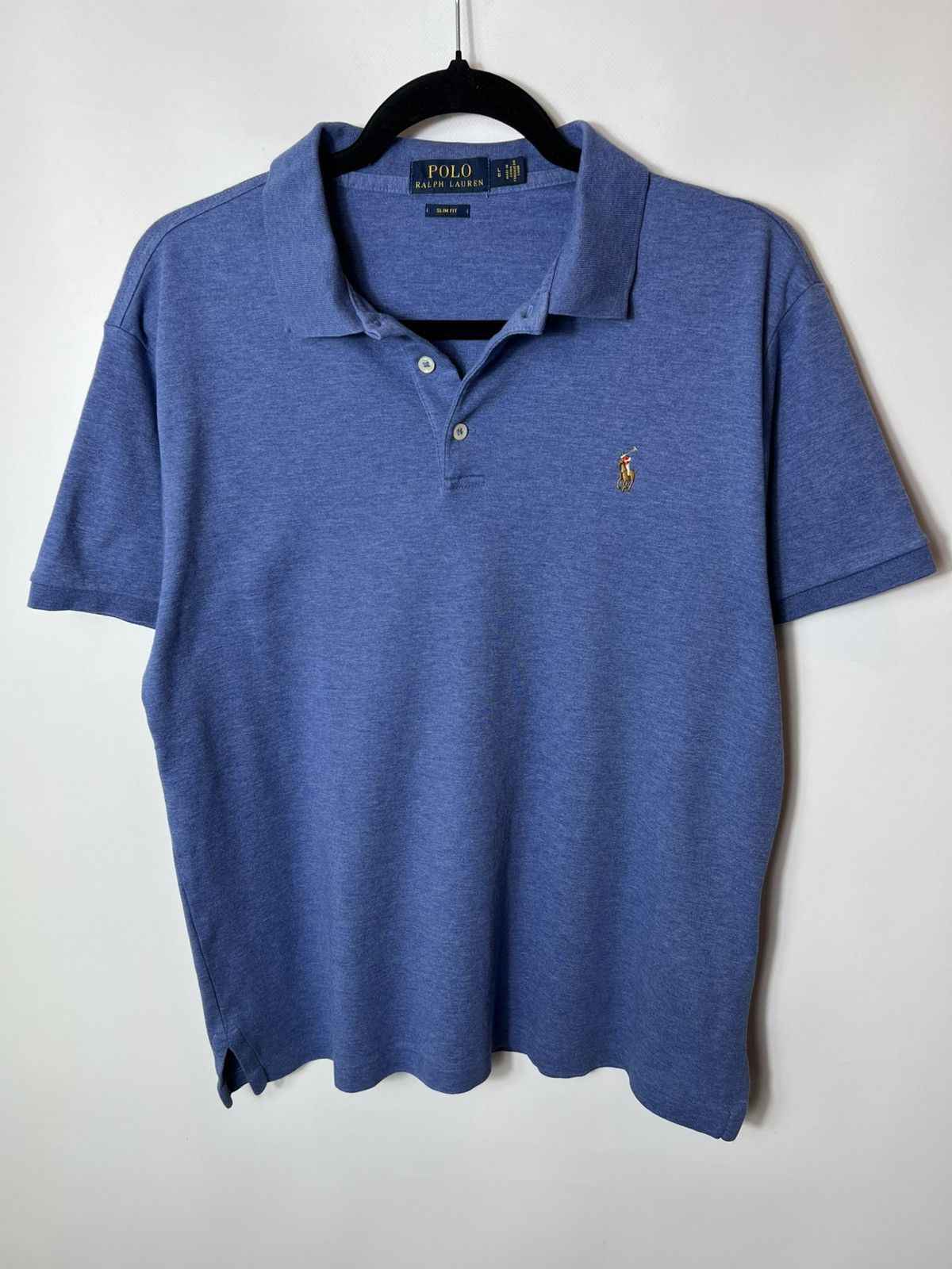 Polo Ralph Lauren Vintage streetwear y2k Polo Ralph Lauren Blue T-shirt Size US L / EU 52-54 / 3 - 1 Thumbnail
