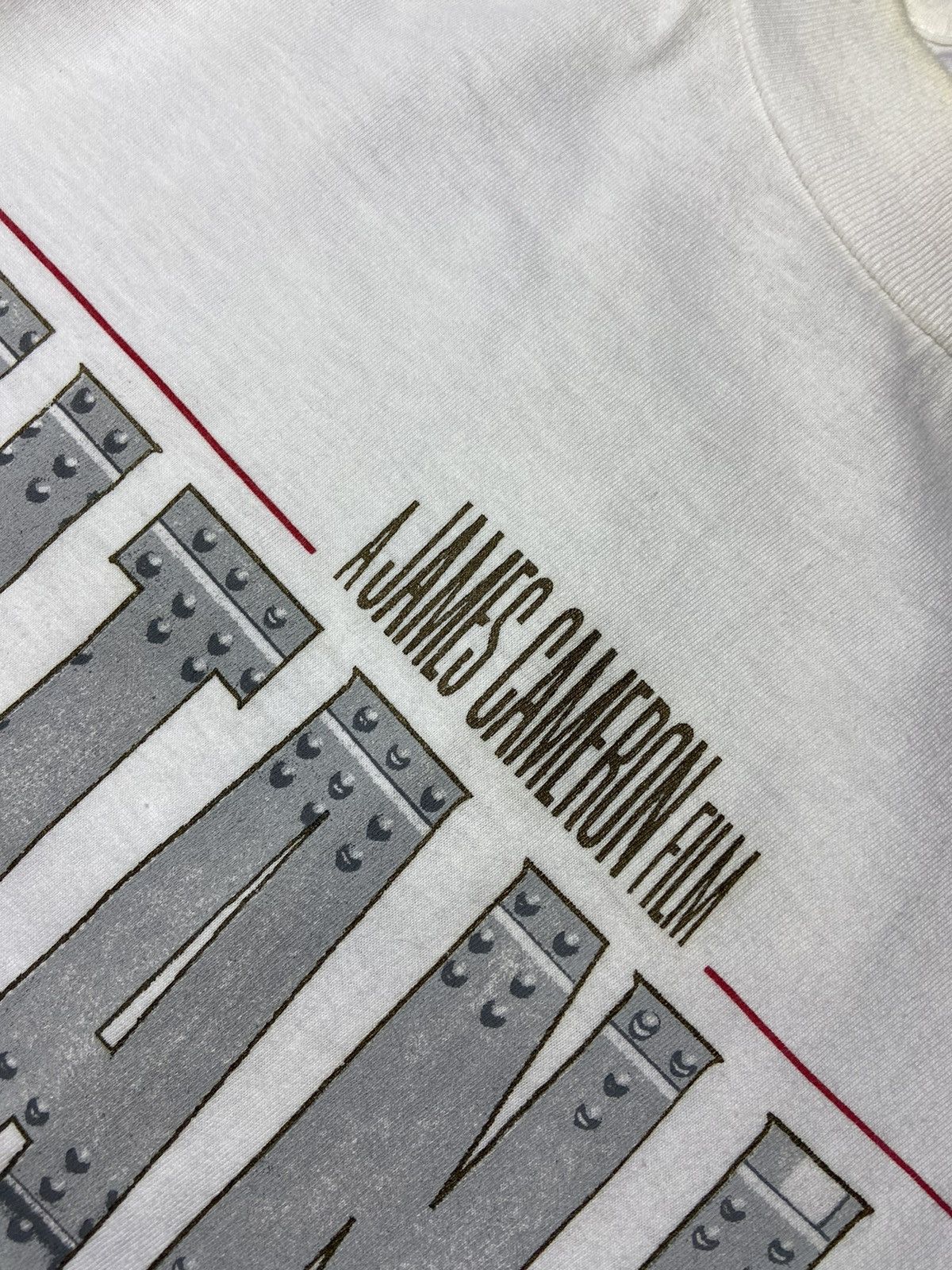 Vintage Titanic 1998 vintage James Cameron rare movie t-shirt Size US XL / EU 56 / 4 - 5 Thumbnail