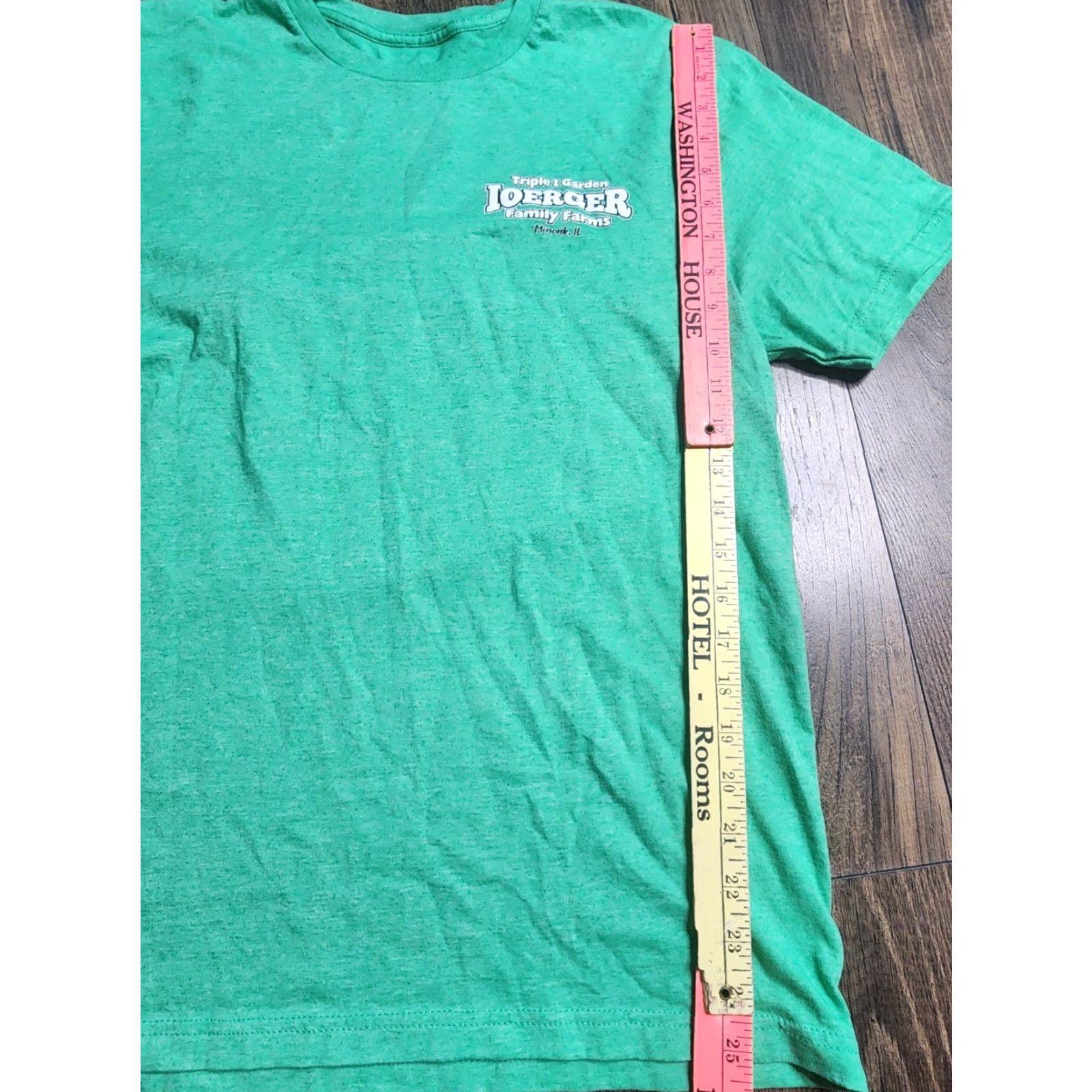 Doublet Ioerger Family Farms T-Shirt Adult Size S Green Funny Double-Sided Iowa Love My Garden Mens Size US S / EU 44-46 / 1 - 2 Thumbnail