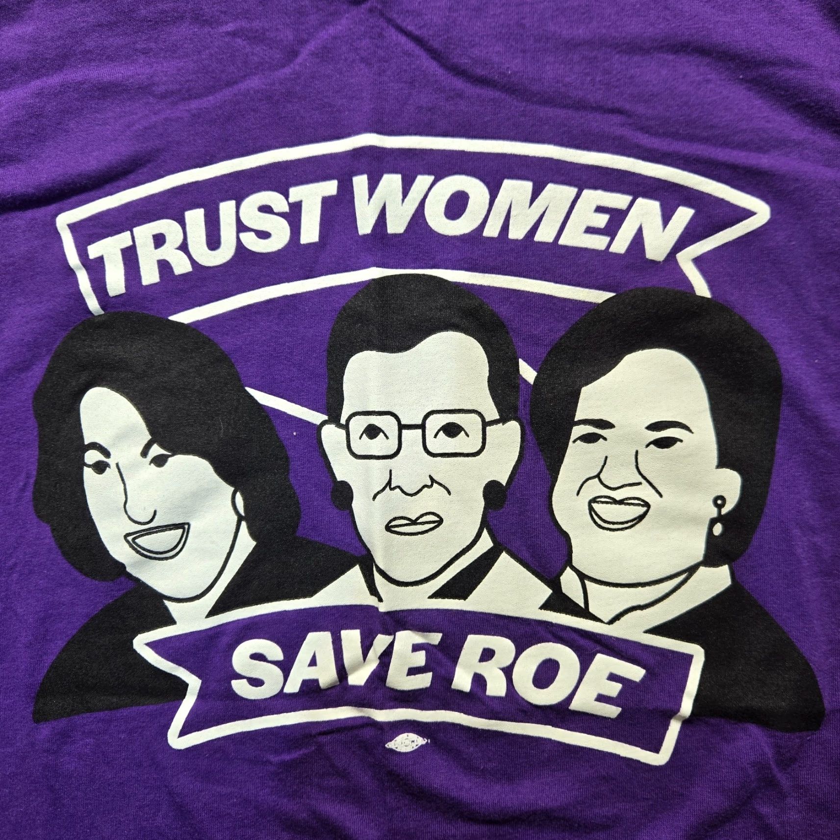 Vintage Trust Women Save Roe T Shirt Wade Vs Roe Purple Tee Adult M Medium Shirt Mens Purple 90s? Size M / US 6-8 / IT 42-44 - 2 Thumbnail