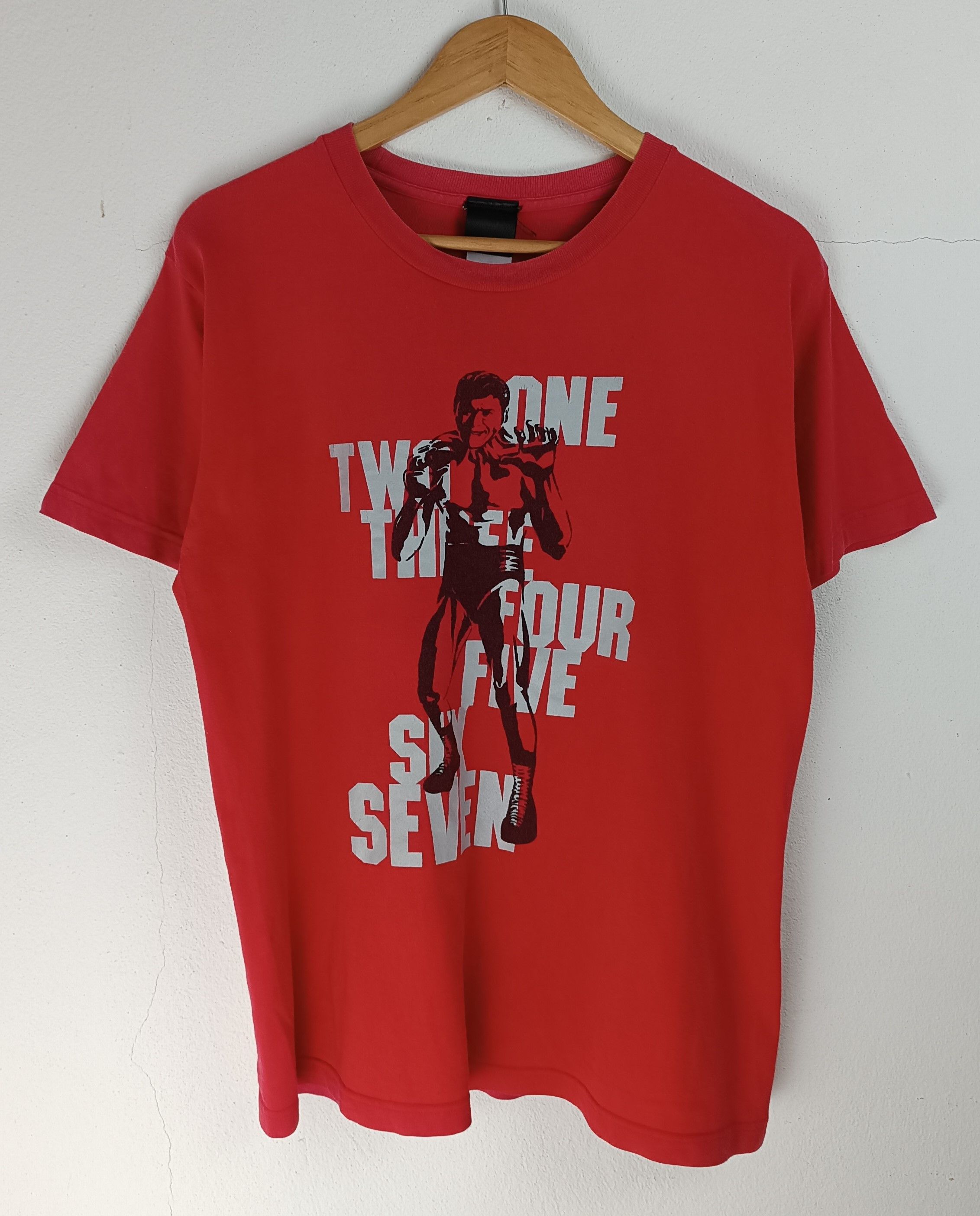 Japanese Brand VINTAGE FADED BOXING MIKE TYSON MUHAMMAD ALI 7 DAYS TEE Size US M / EU 48-50 / 2 - 3 Thumbnail