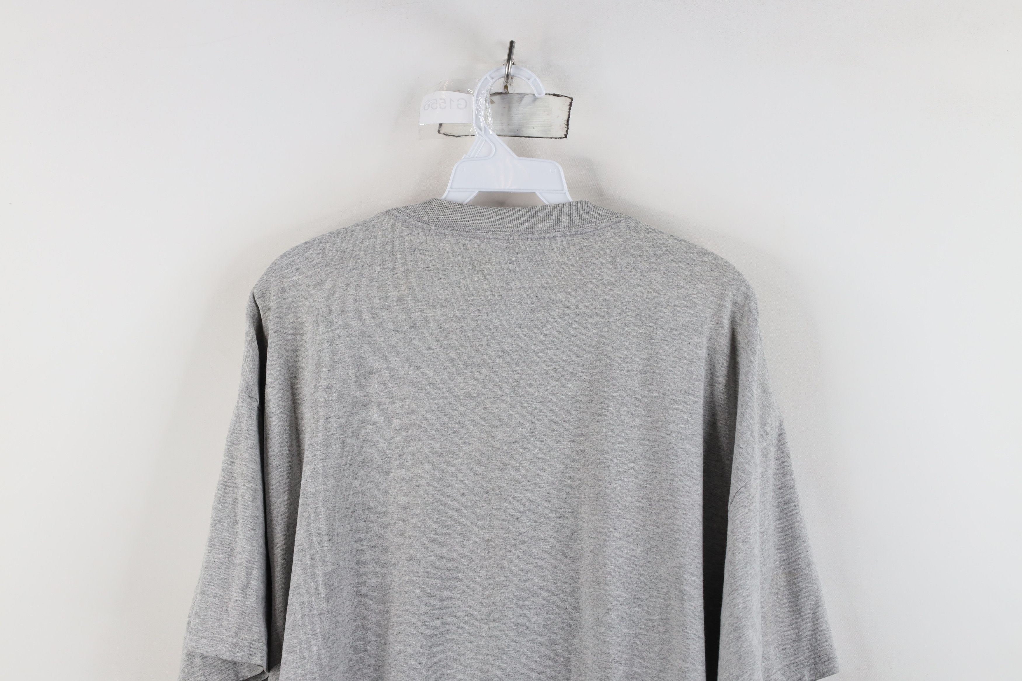 Vintage Vintage 90s State University Football T-Shirt Heather Gray Size US XL / EU 56 / 4 - 9 Thumbnail