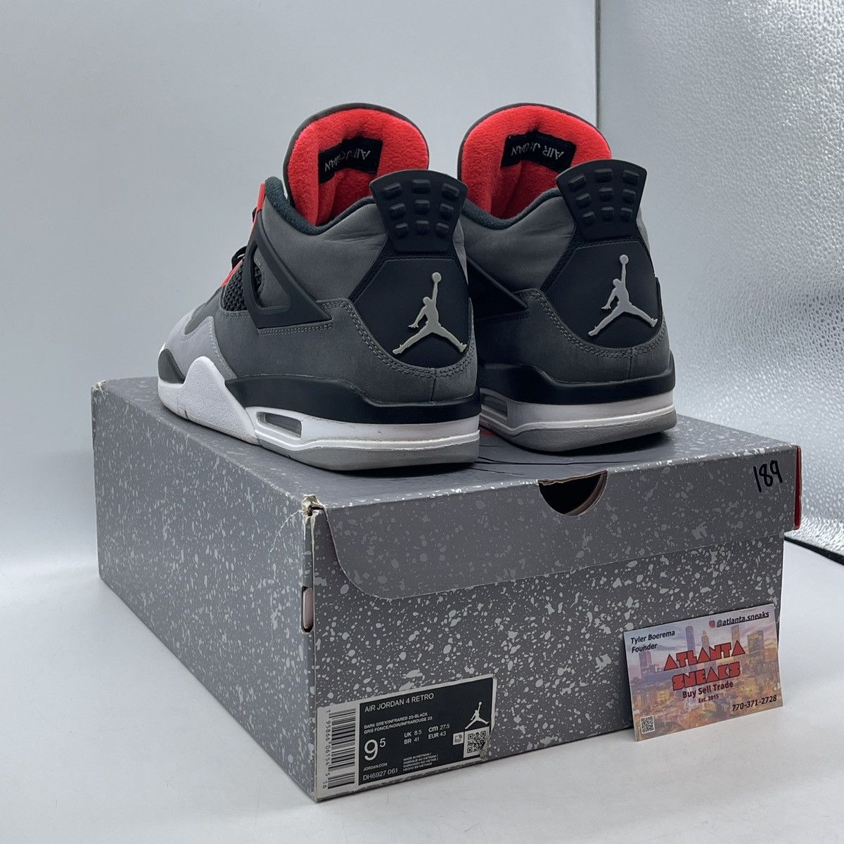 Jordan Brand Air Jordan 4 infrared Size US 9.5 / EU 42-43 - 4 Thumbnail