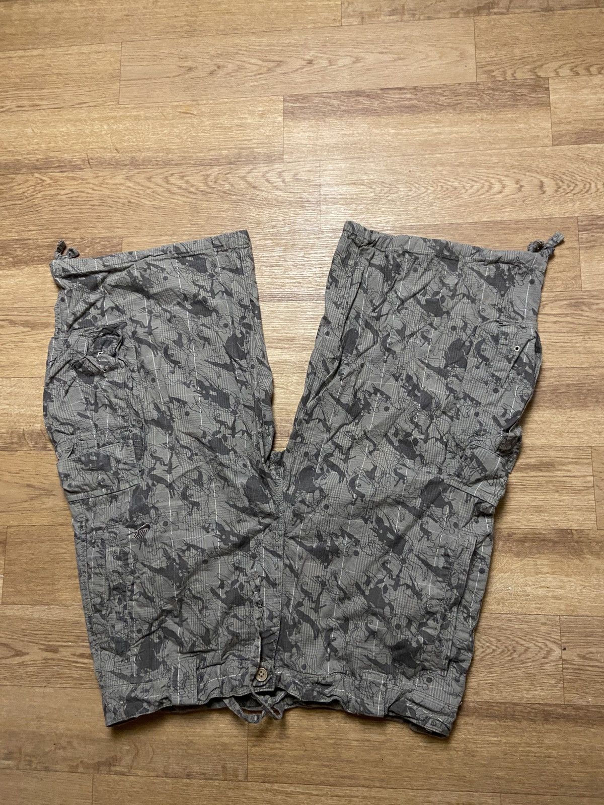 Nike × Vintage 🔥NIKE VINTAGE CARGO CAMO SHORTS Size US 32 / EU 48 - 4 Thumbnail