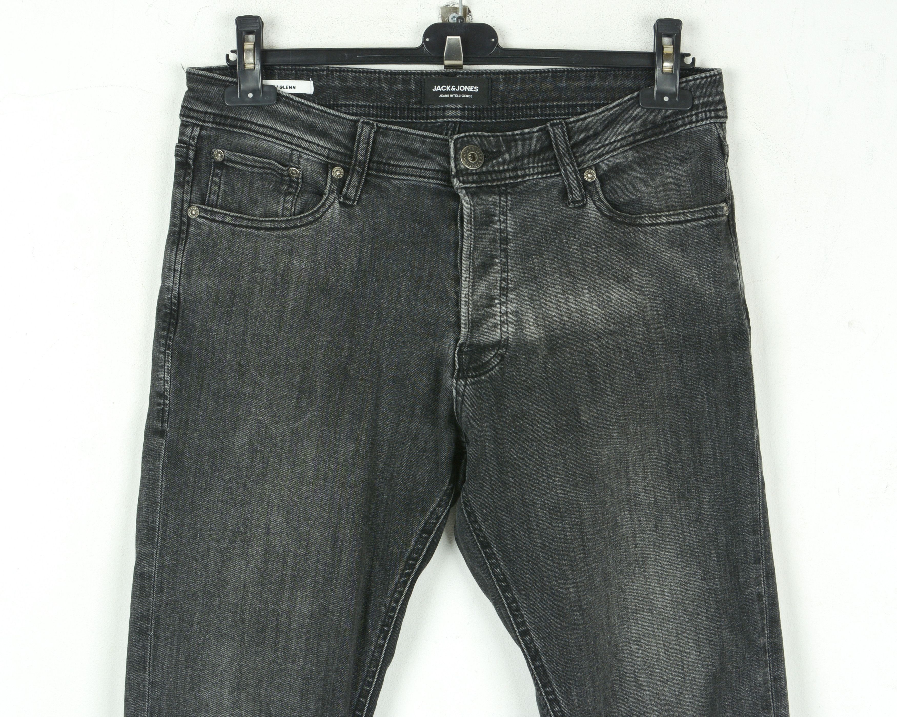 Jack & Jones Glenn W32 L32 Slim Fit Tapered Jeans Denim Pants Trousers Size US 32 / EU 48 - 2 Thumbnail