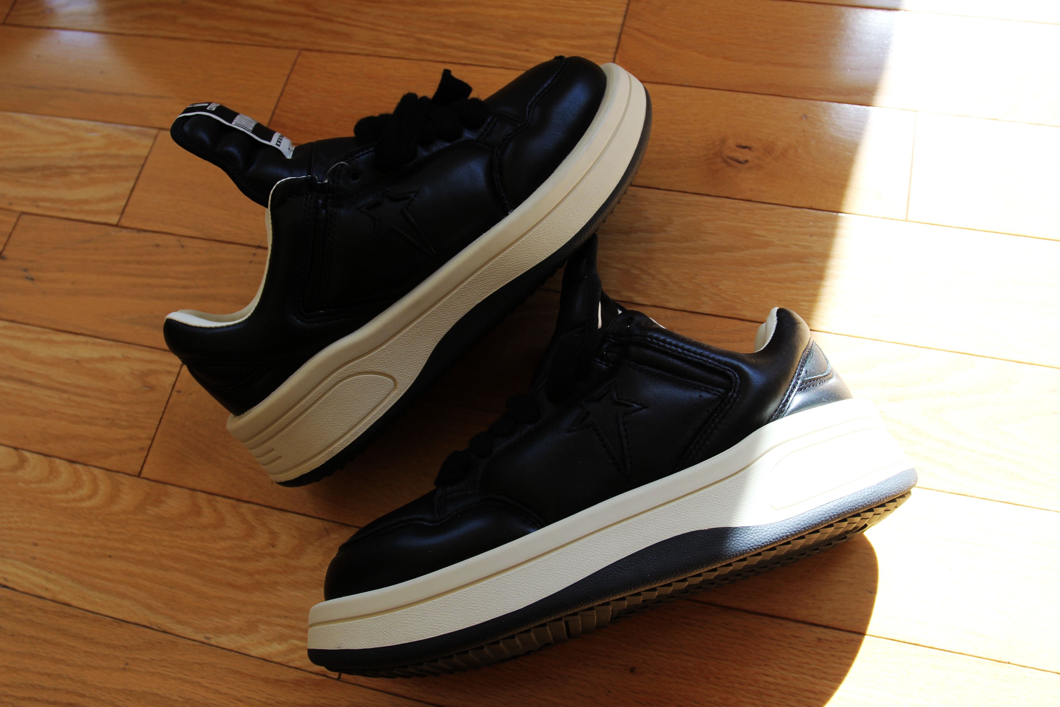 Champion × Rick Owens BNWT SS25 RICK OWENS DRKSHDW TURBOWPN OX SNEAKERS BLK 9 Size US 9 / EU 42 - 3 Thumbnail