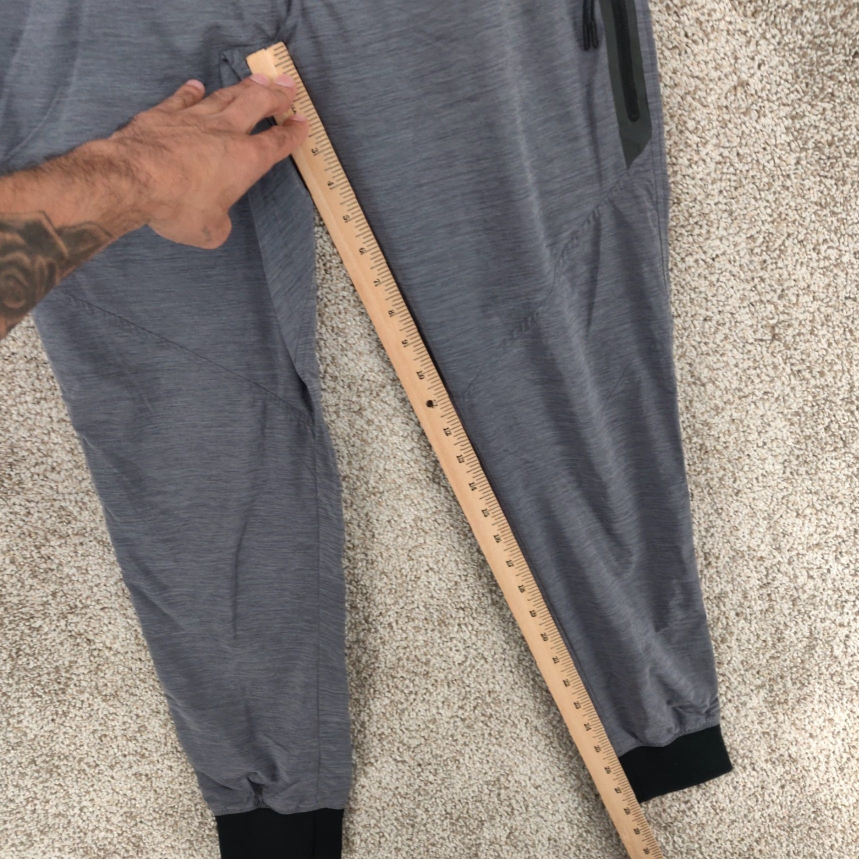 Nike Nike Jogger Pants Women Small Gray Bonded Woven Lightweight Elastic Waist Pockets Nike Dri-FIT Casual Activewear 90s? Size 28" / US 6 / IT 42 - 4 Thumbnail