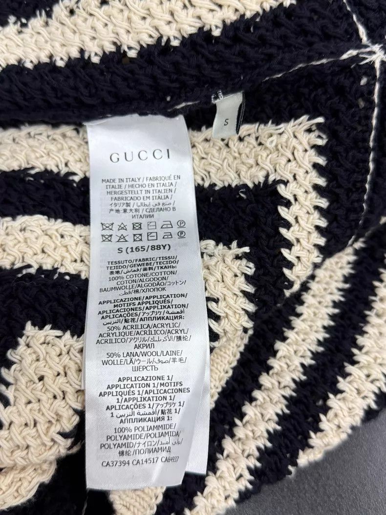Gucci Gucci Black and white color-block knitted long sleeves Size S / US 4 / IT 40 - 5 Thumbnail
