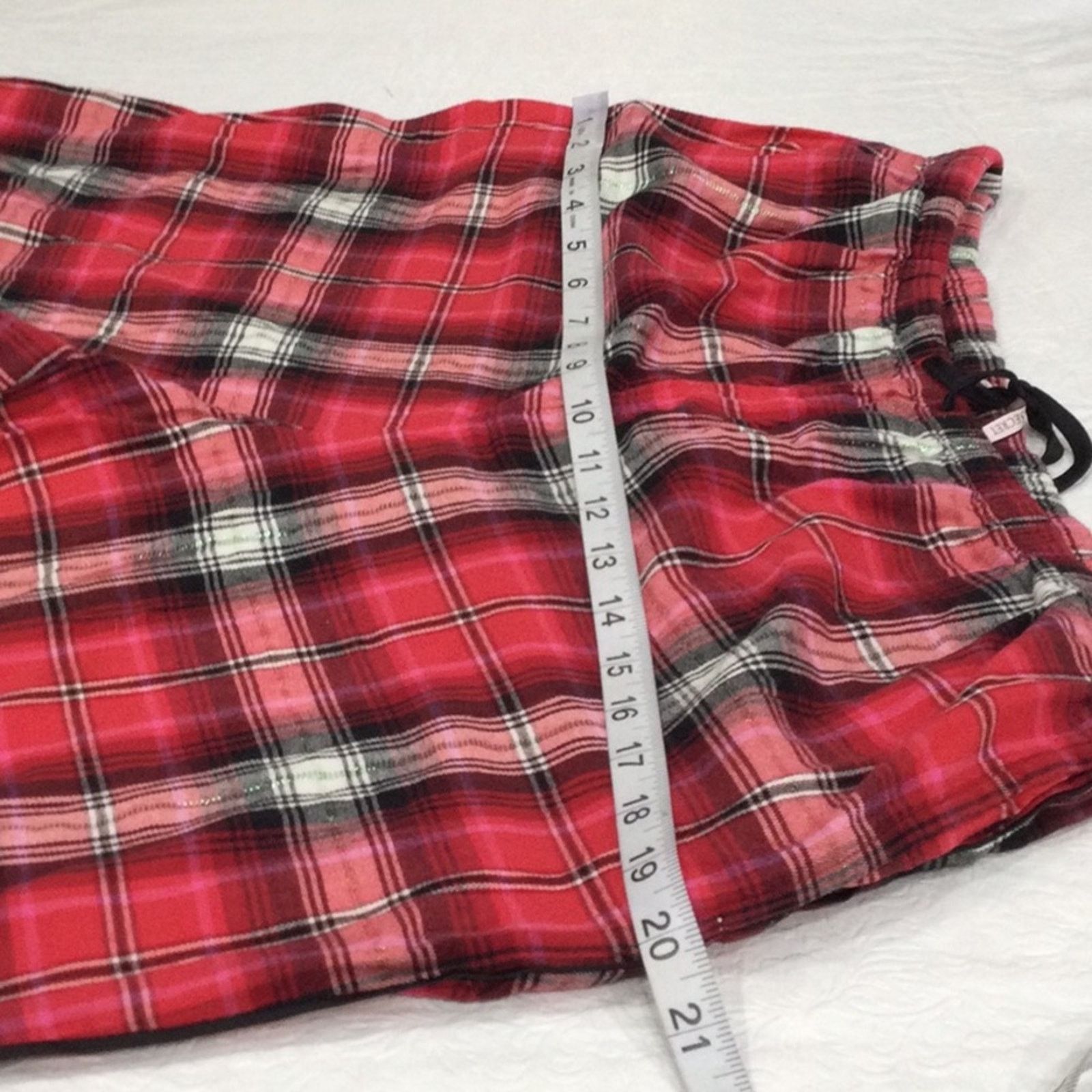 Victoria's Secret Victoria's Secret Plaid Elastic Waist Pocket Pajama Pant L Size 32" / US 10 / IT 46 - 12 Thumbnail