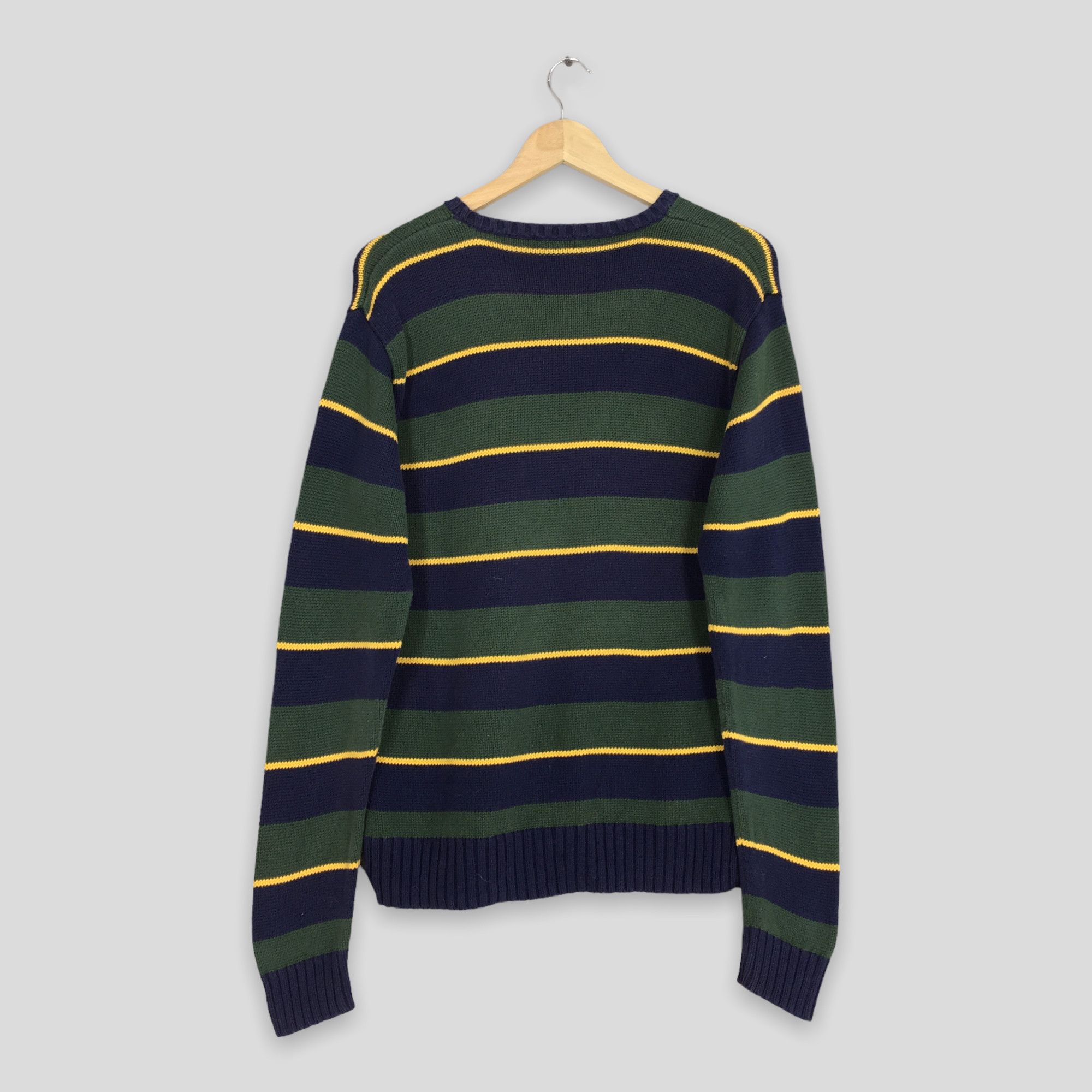 Polo Ralph Lauren Vintage Polo Ralph Lauren Stripes Knit Sweater Medium Size US M / EU 48-50 / 2 - 6 Thumbnail