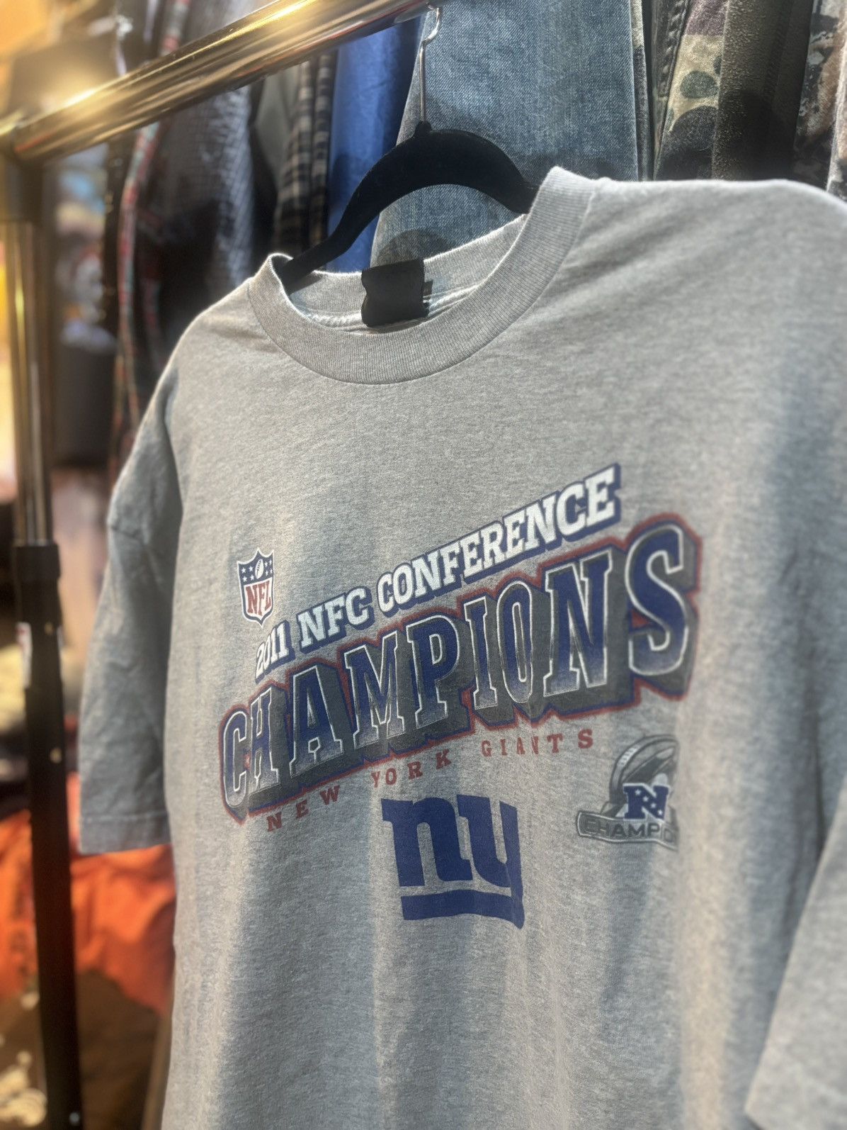 NFL New York Giants 2011 Champions Tee Size US XL / EU 56 / 4 - 2 Thumbnail