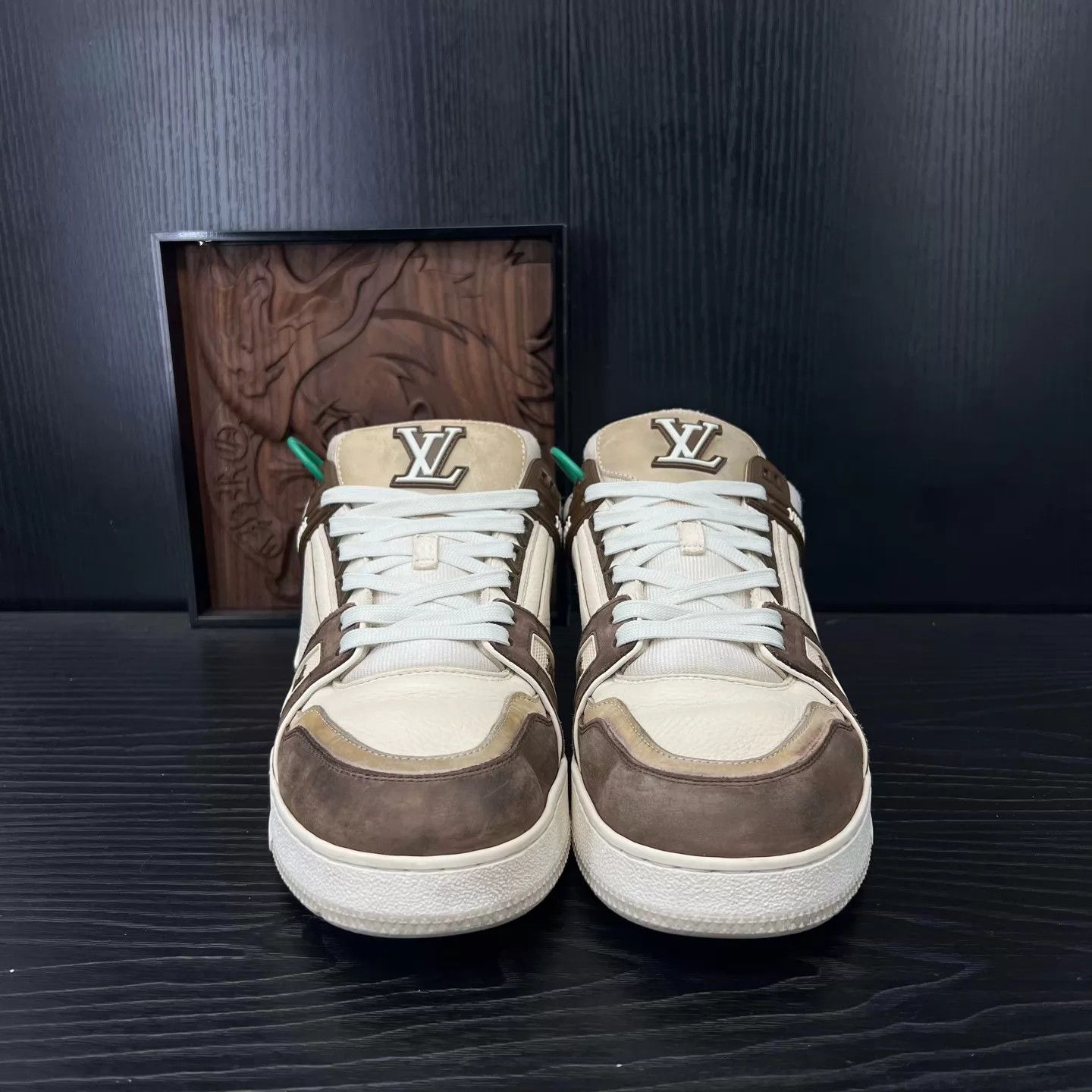 Louis Vuitton LV Trainer Mocha UK9/EU43 Size US 10 / EU 43 - 4 Thumbnail