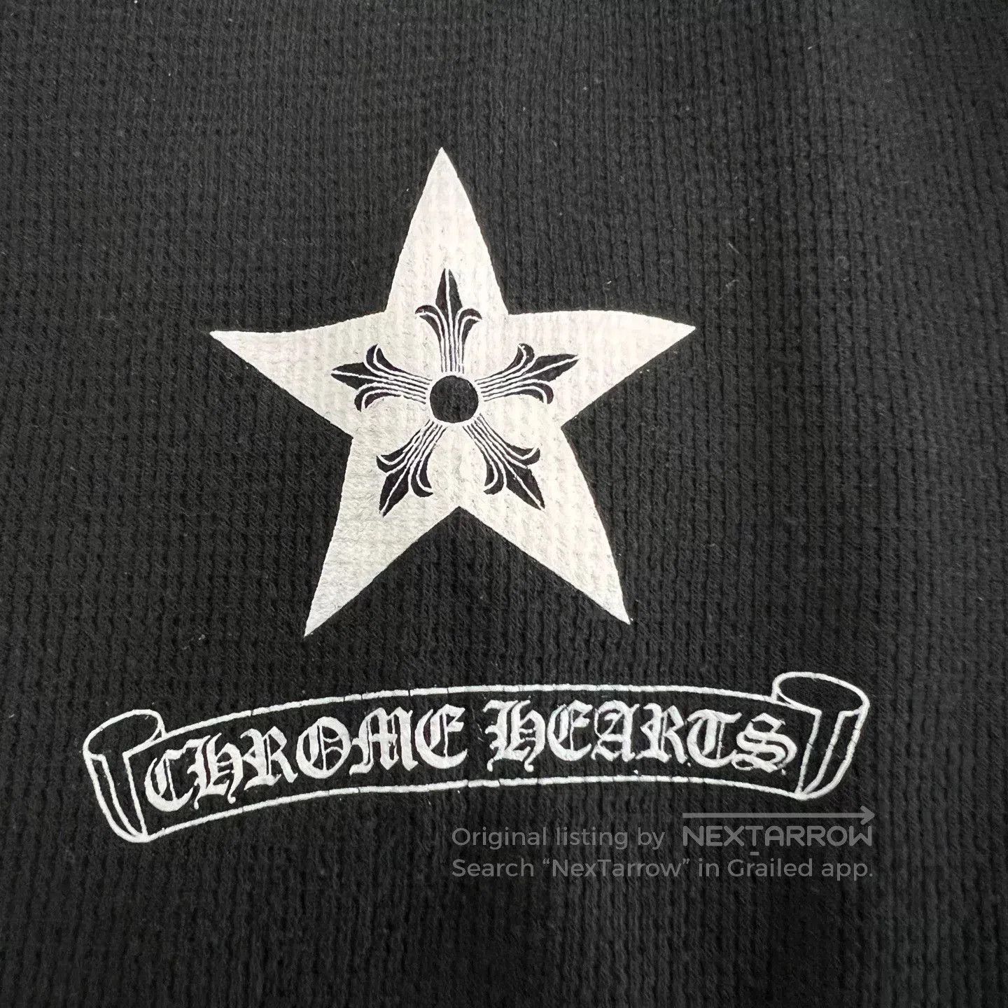 Chrome Hearts Chrome Hearts Star Scroll Sanskrit Waffle Knit Long Sleeve Size US S / EU 44-46 / 1 - 3 Thumbnail