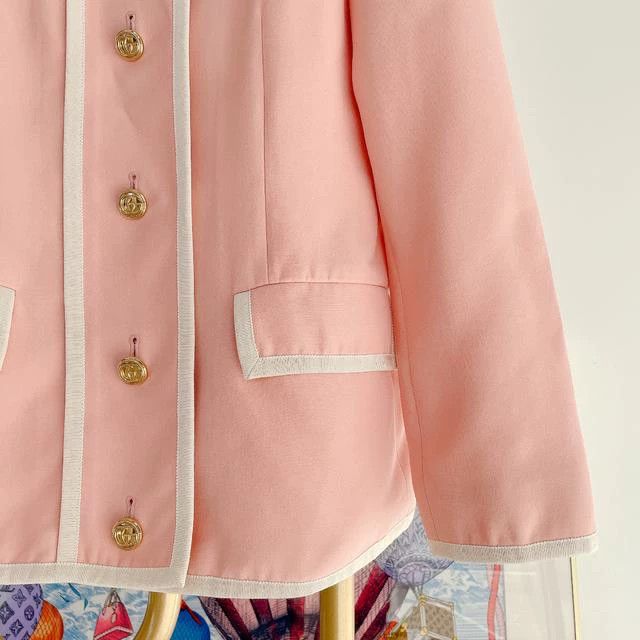 Gucci Gucci Pink casual coat Size S / US 4 / IT 40 - 5 Thumbnail