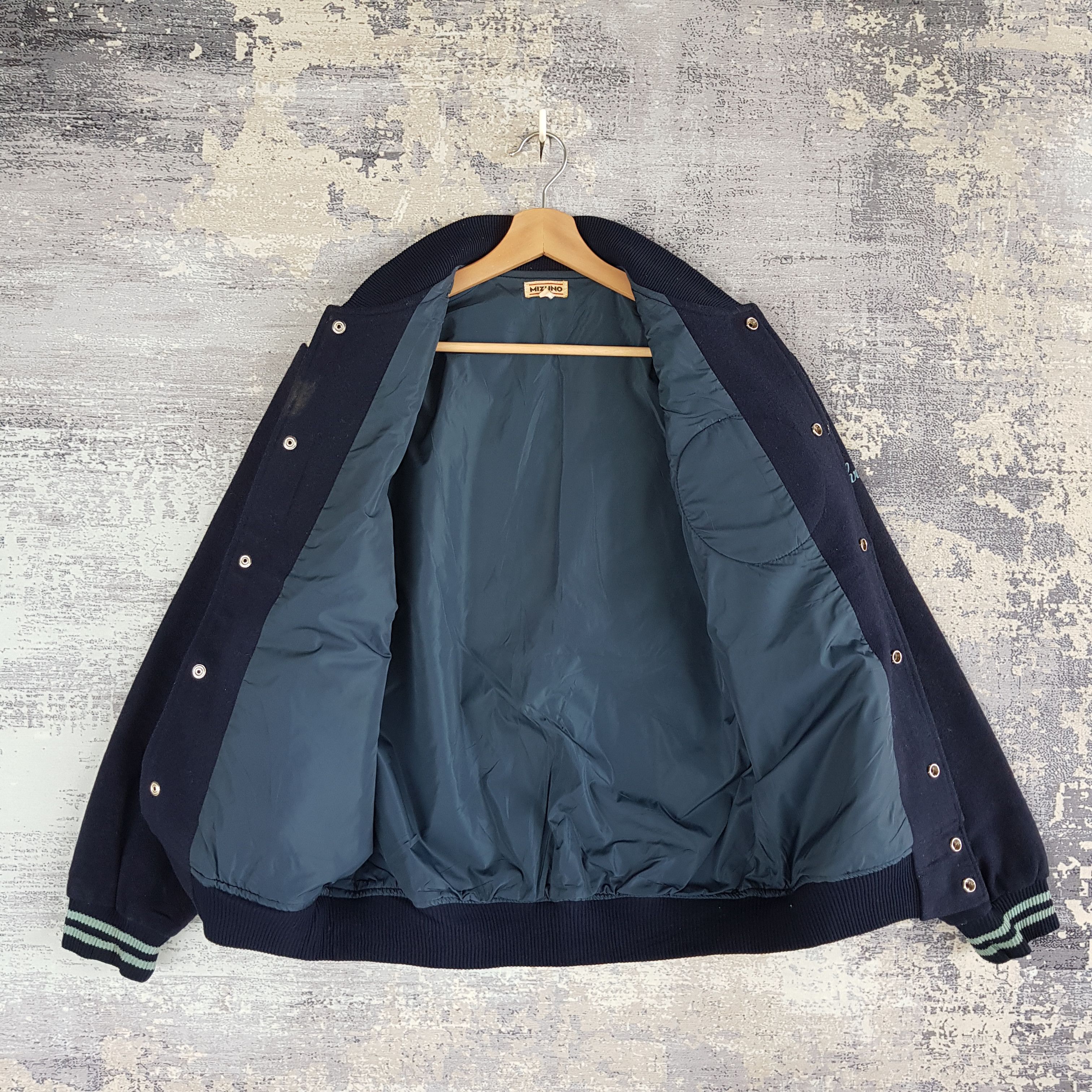 Vintage Vintage Mizuno Wool Varsity Jacket University Aoyama Jacket Size US S / EU 44-46 / 1 - 5 Thumbnail