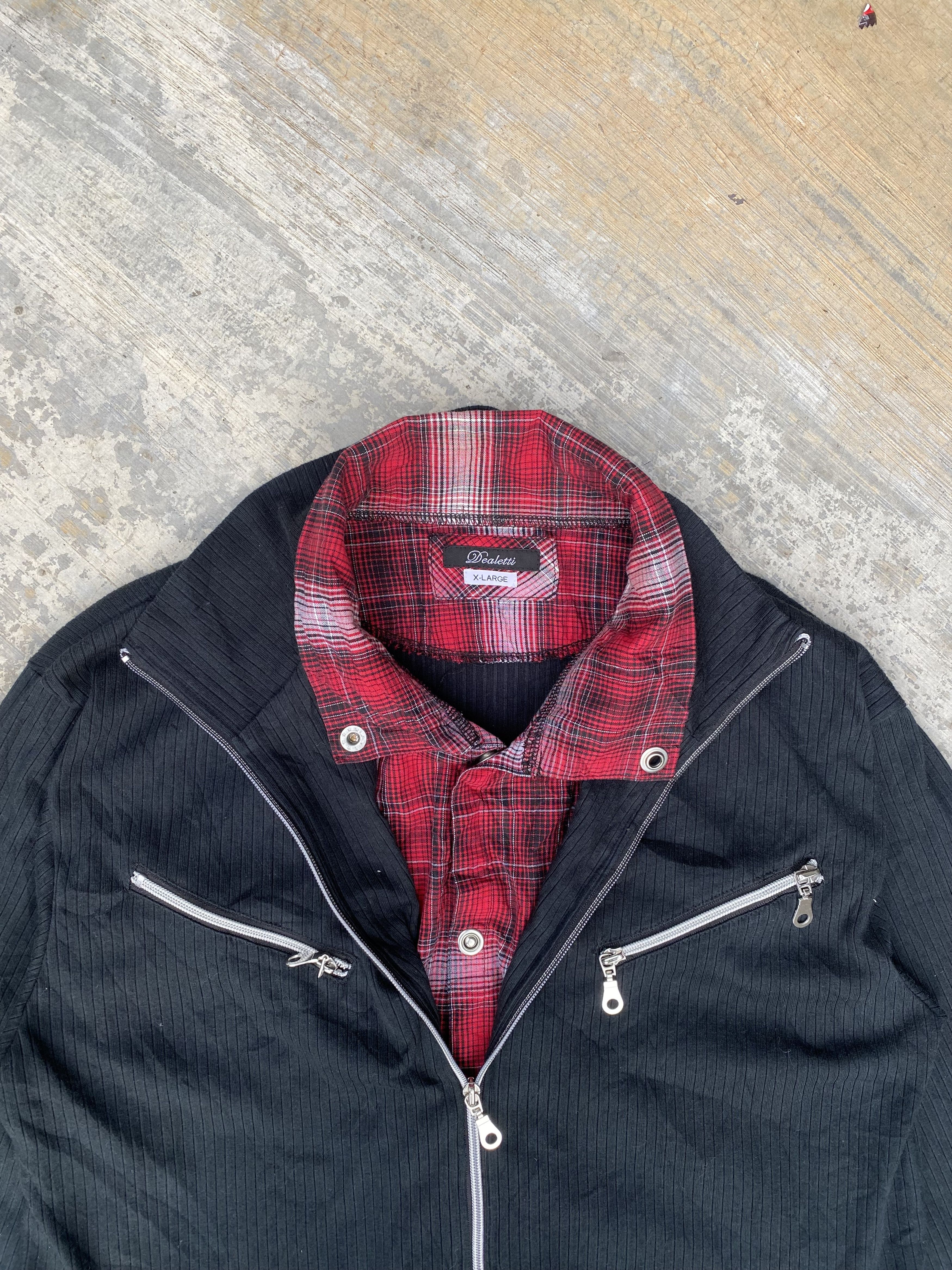 Seditionaries Dealetti black shadow plaid punk jacket Size US L / EU 52-54 / 3 - 5 Thumbnail
