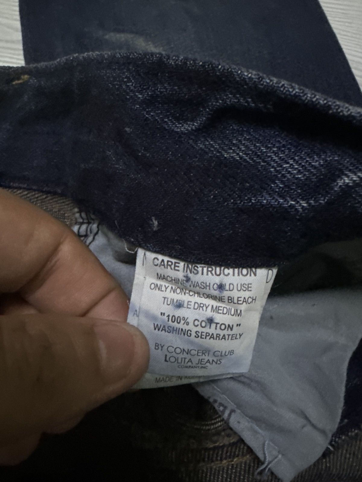 LOLITA JEANS MUDWASH ACID WASH DENIM JEANS