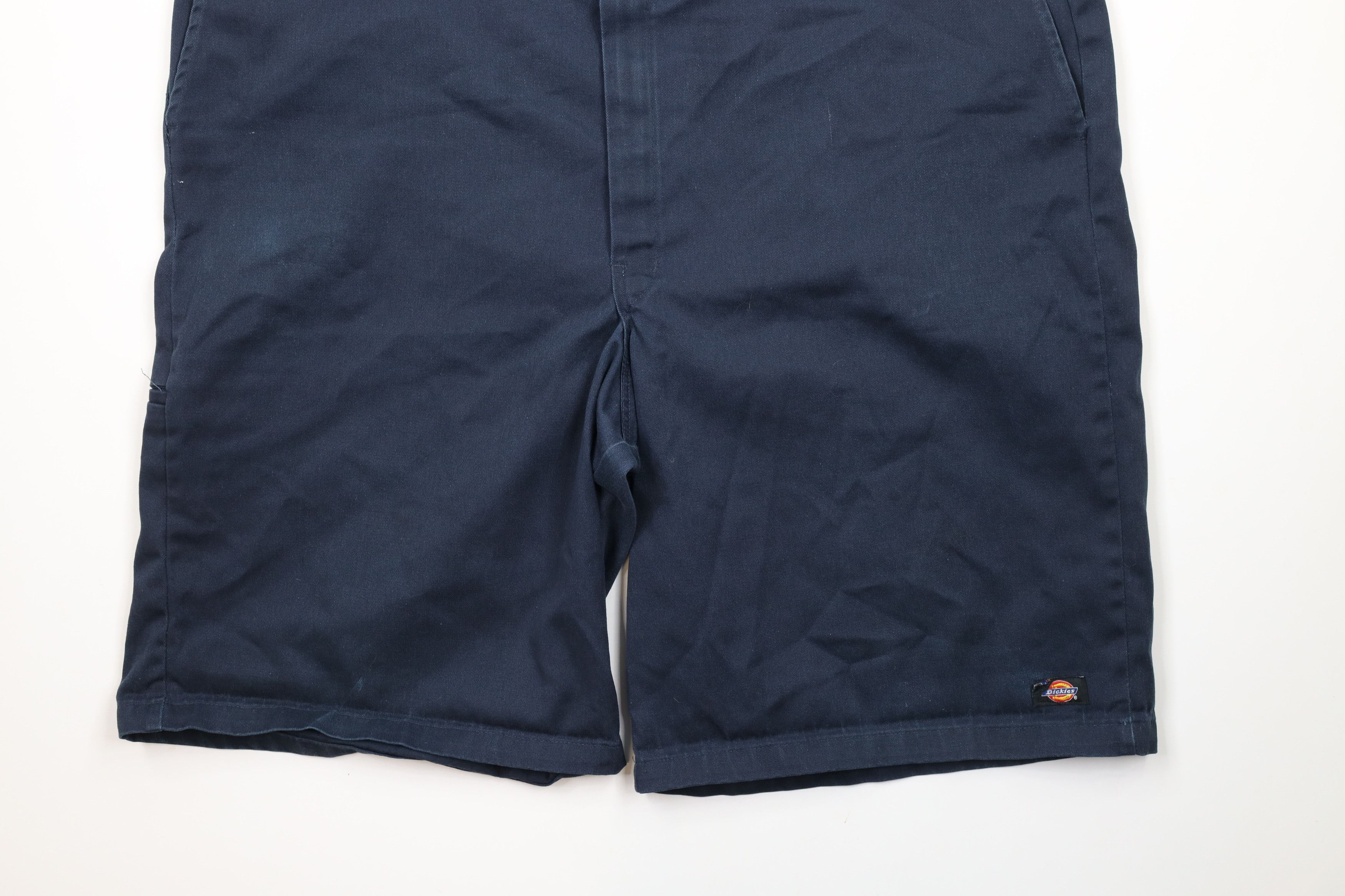 Dickies × Vintage Vintage Dickies Spell Out Workwear Mechanic Shorts Navy Blue Size US 44 / EU 60 - 4 Thumbnail