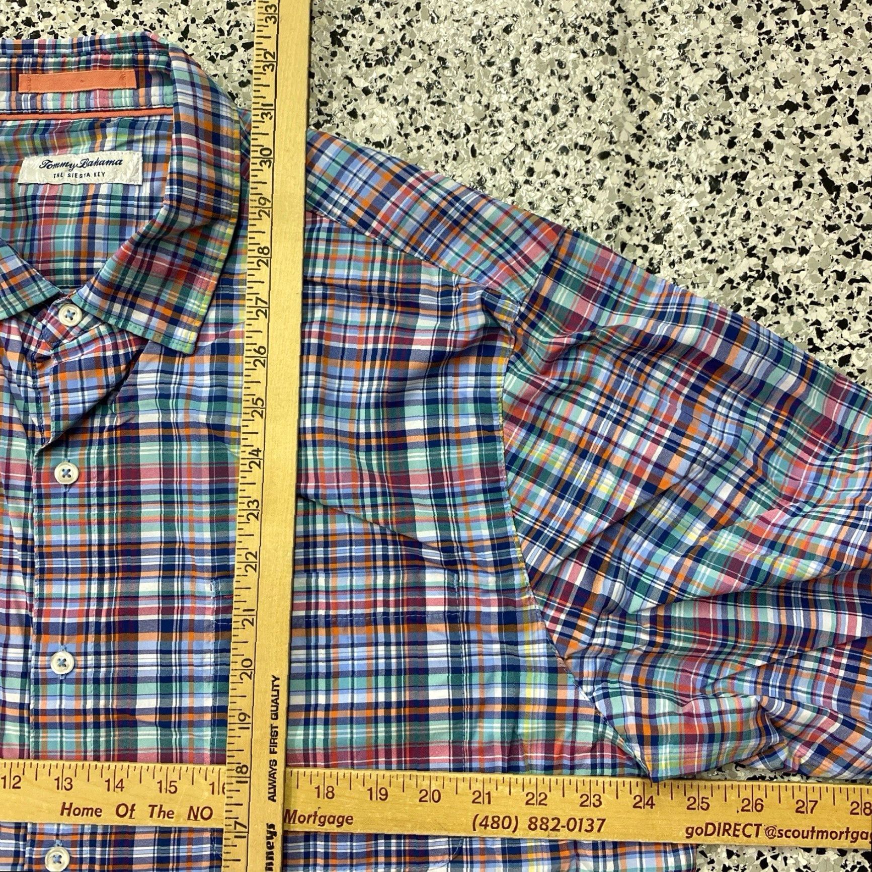 Tommy Bahama VINTAGE Tommy Bahama Shirt The Siesta Key Long Sleeve Plaid Button Front Men Sz XL Size US XL / EU 56 / 4 - 3 Thumbnail
