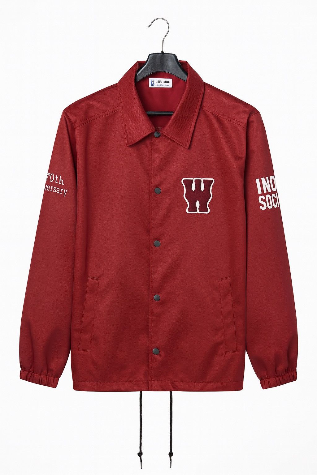 Mizuno Vintage All Sports Maroon Jacket – Snap Button Windbreaker Size US L / EU 52-54 / 3 - 1 Thumbnail