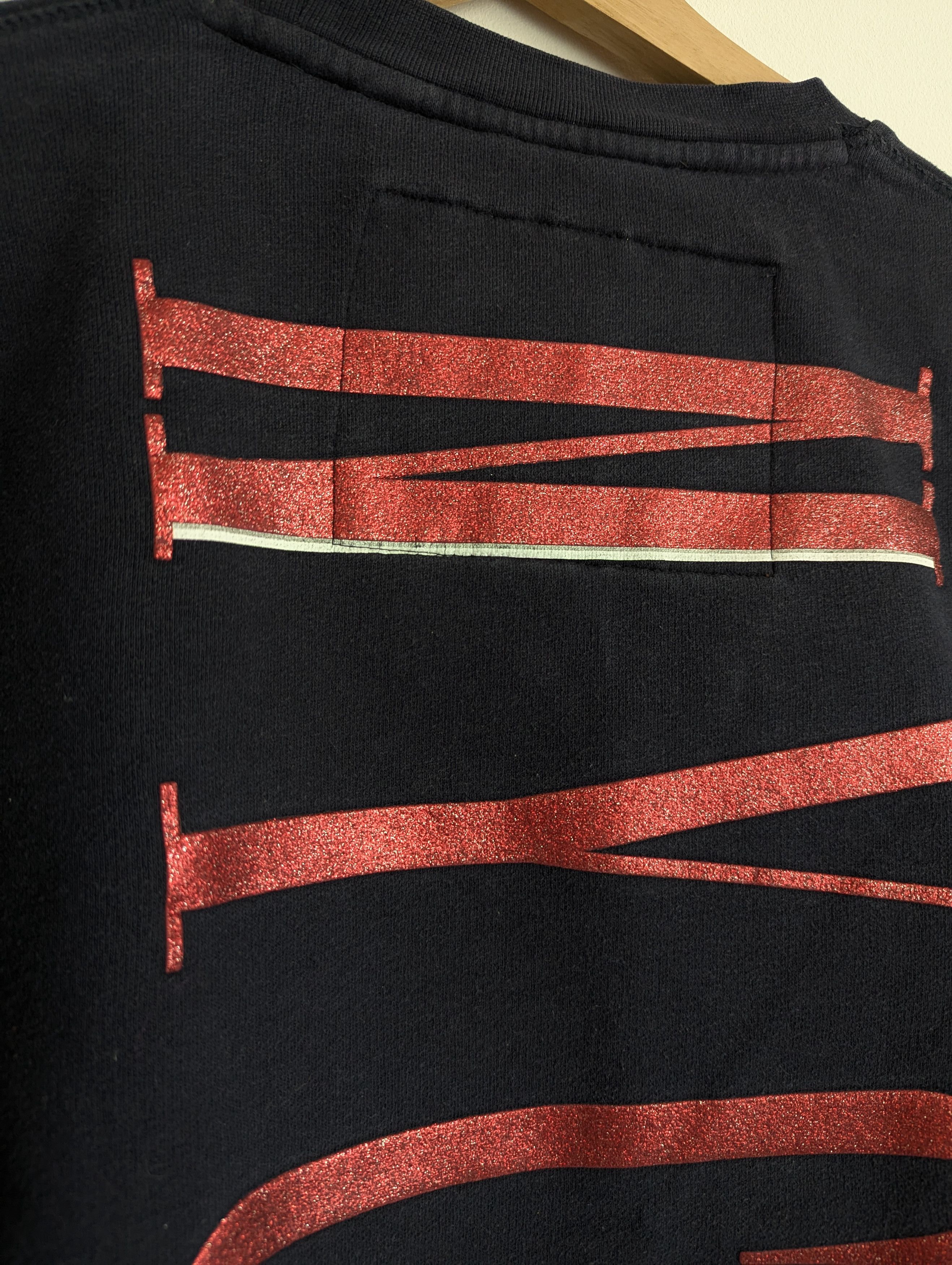 Superdry Superdry Cropped Logo Sweatshirt Navy Y2K 2000s Size L / US 10 / IT 46 - 9 Thumbnail